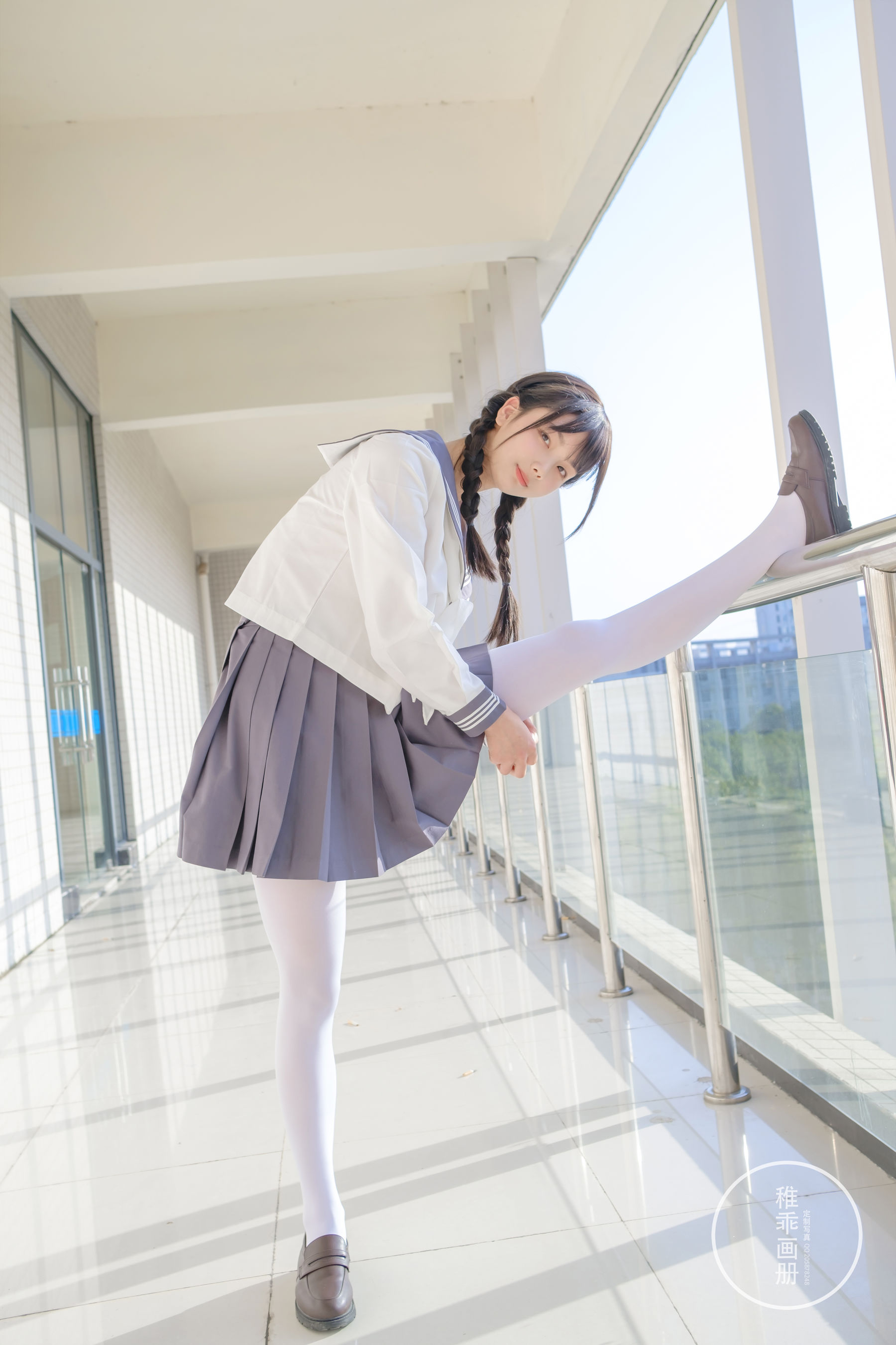 柴系小乖(稚乖画册) - 晴空 赤西夜夜 80D白丝-图50