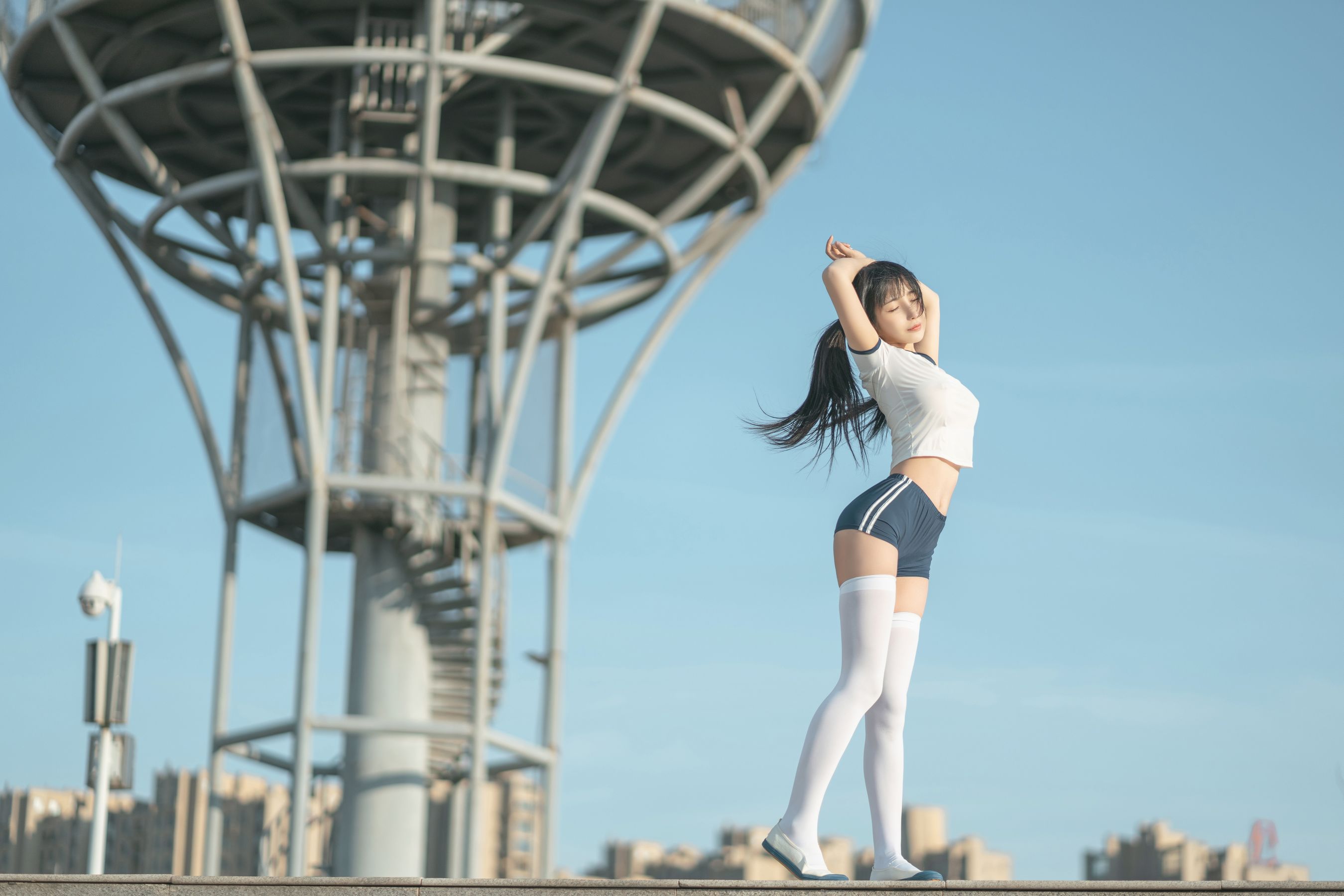 桜井宁宁 - 体操服-图6