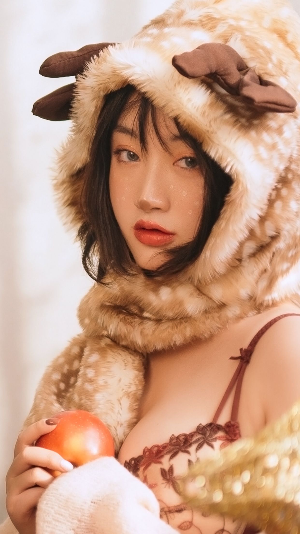 模特野百合 - 圣诞-图1