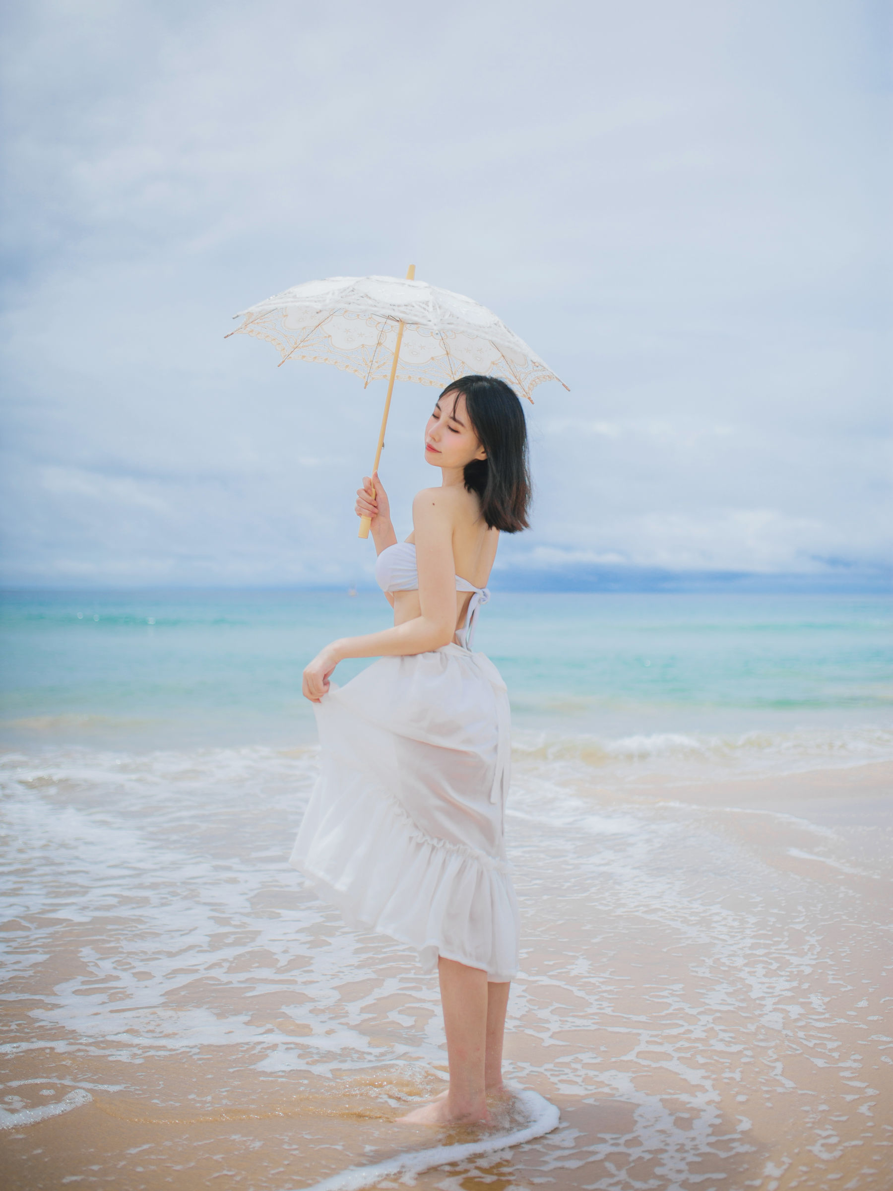 次元少女念雪ww - 听海-图2