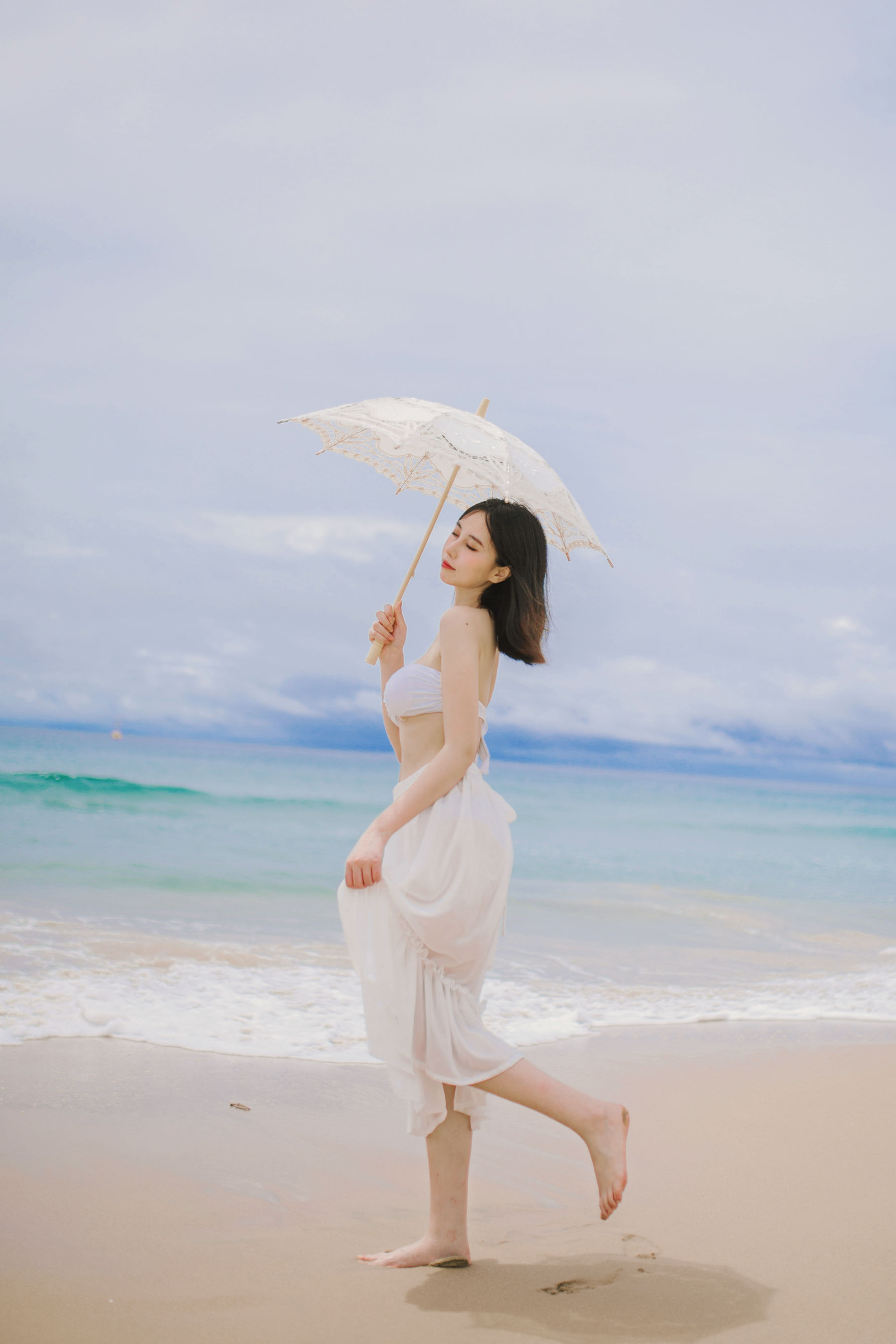 次元少女念雪ww - 听海-图4