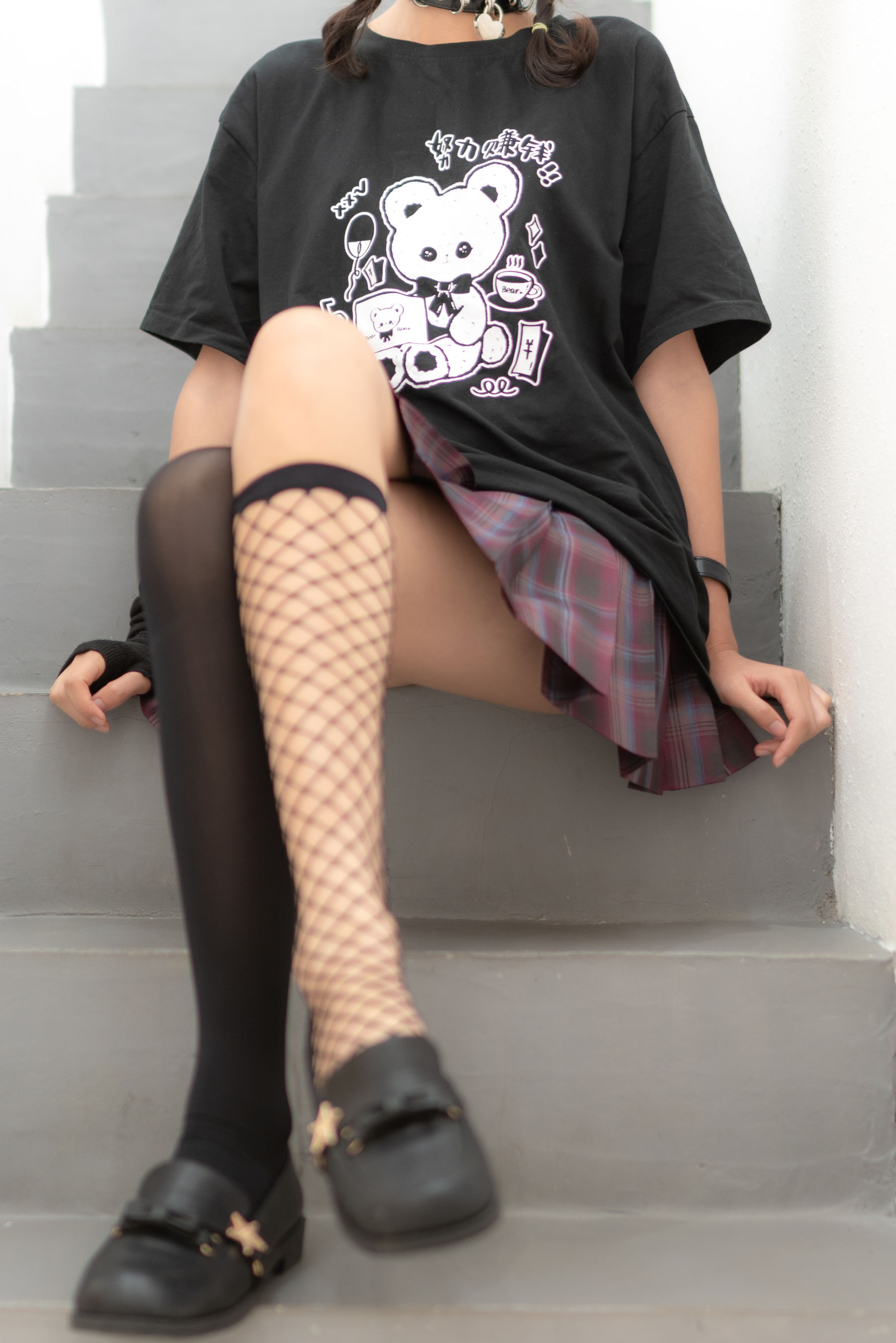 清纯妹子西瓜 - JK双拼袜-图10