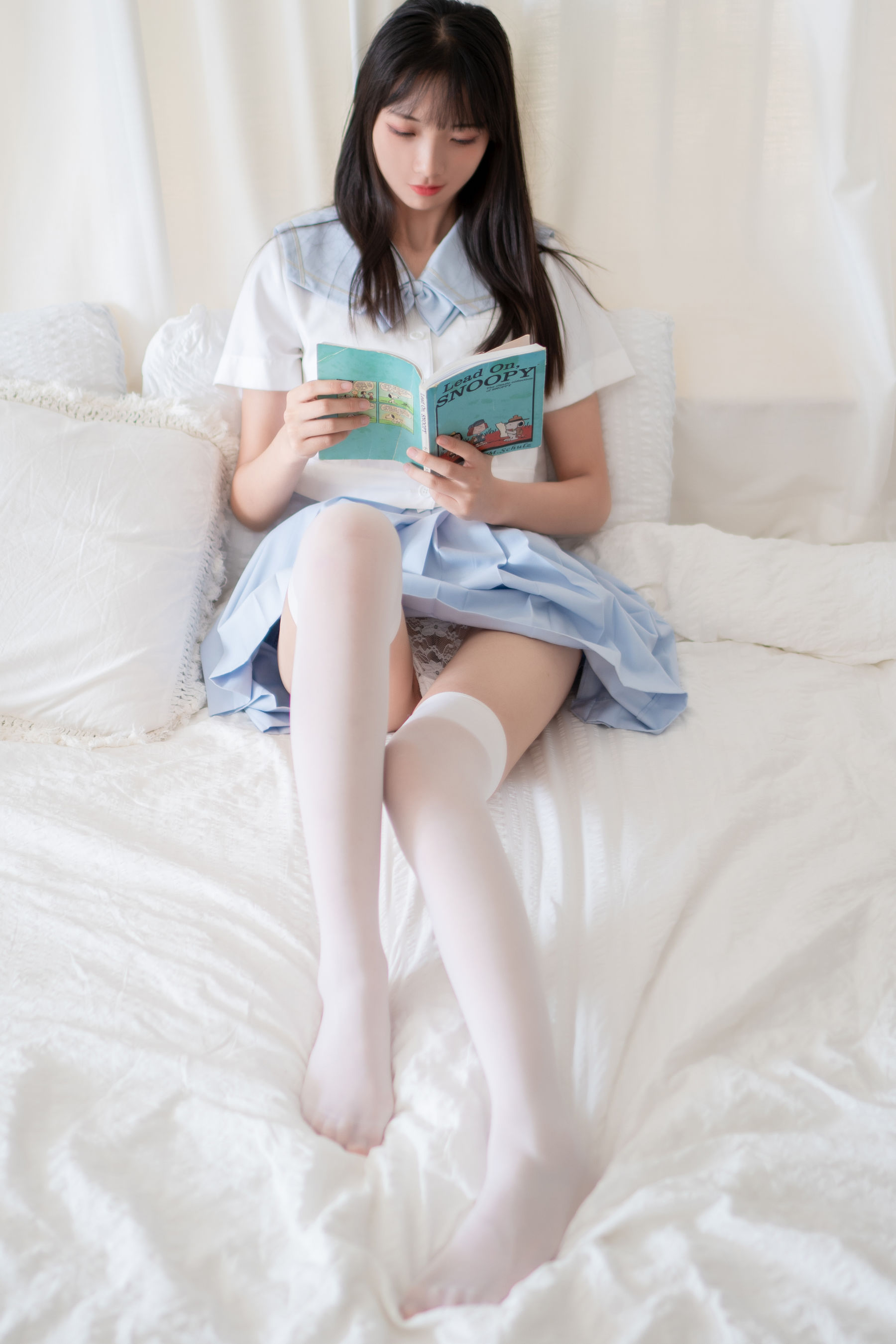 清纯妹子西瓜 - JK学生服-图1