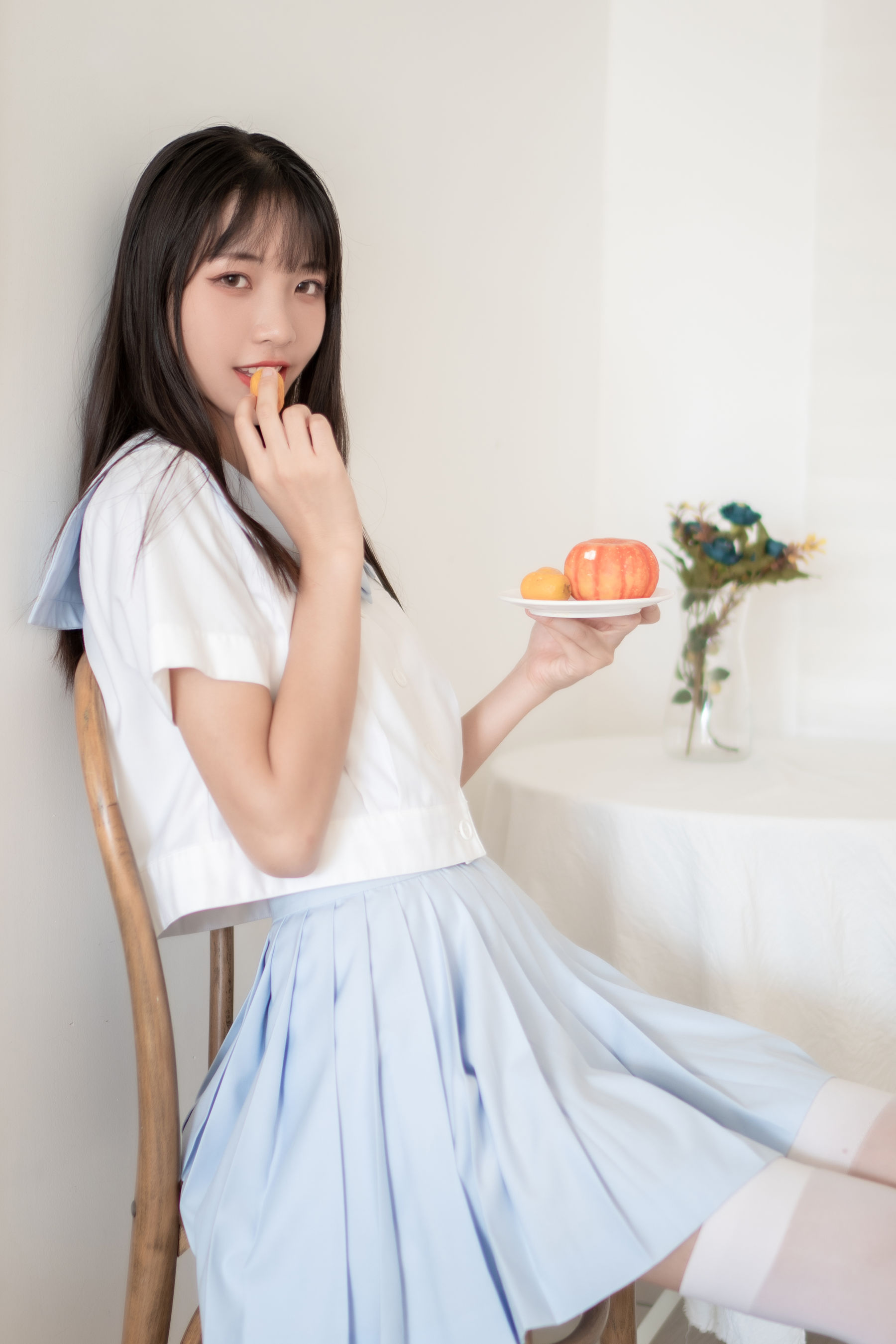 清纯妹子西瓜 - JK学生服-图48