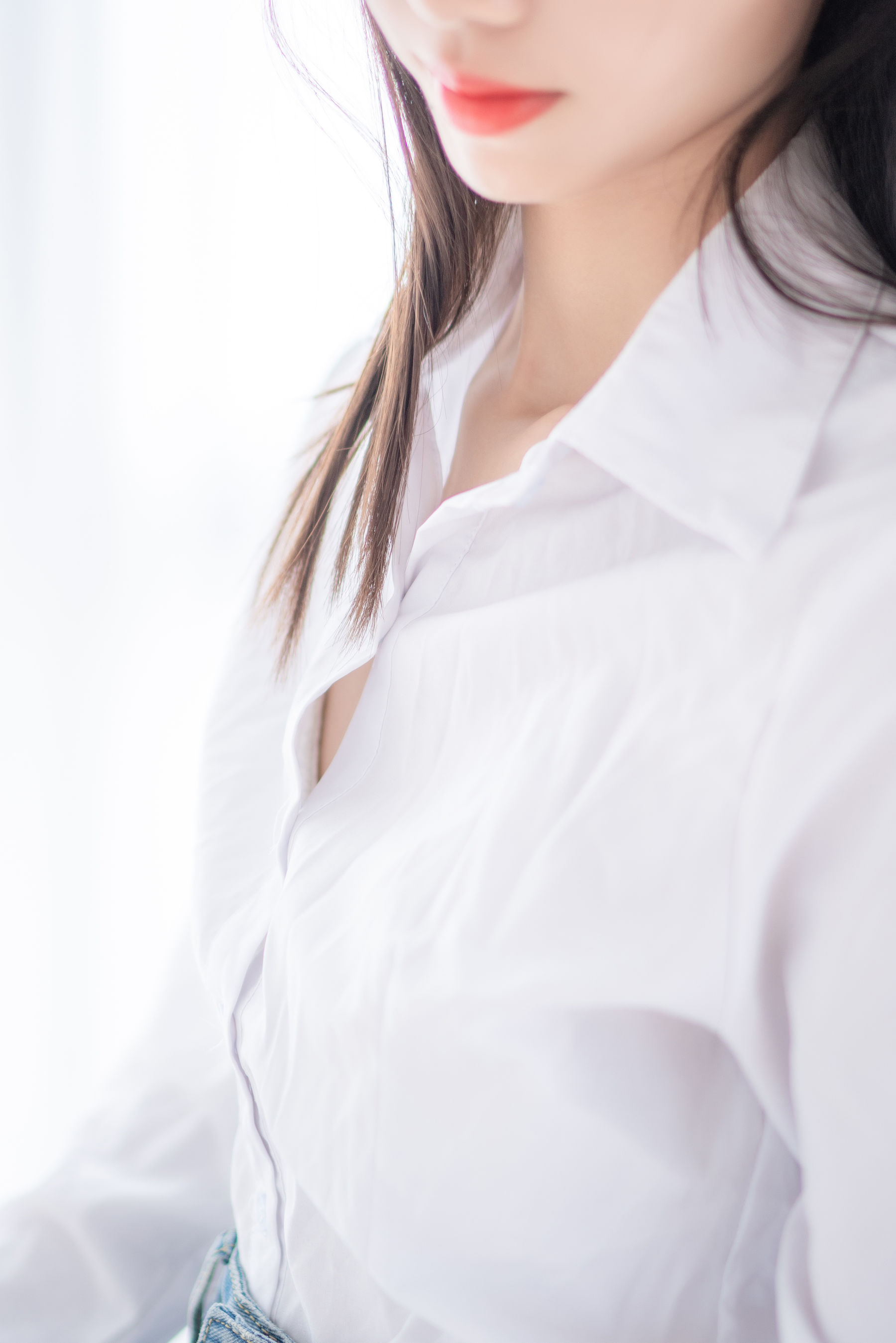 清纯妹子西瓜 - 衬衫牛仔裙-图51