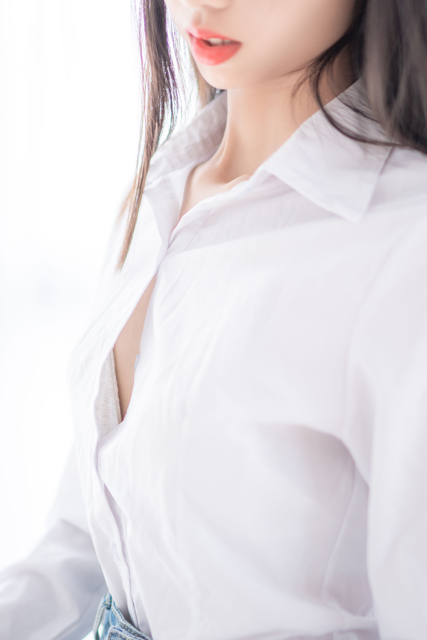 清纯妹子西瓜 - 衬衫牛仔裙-图53