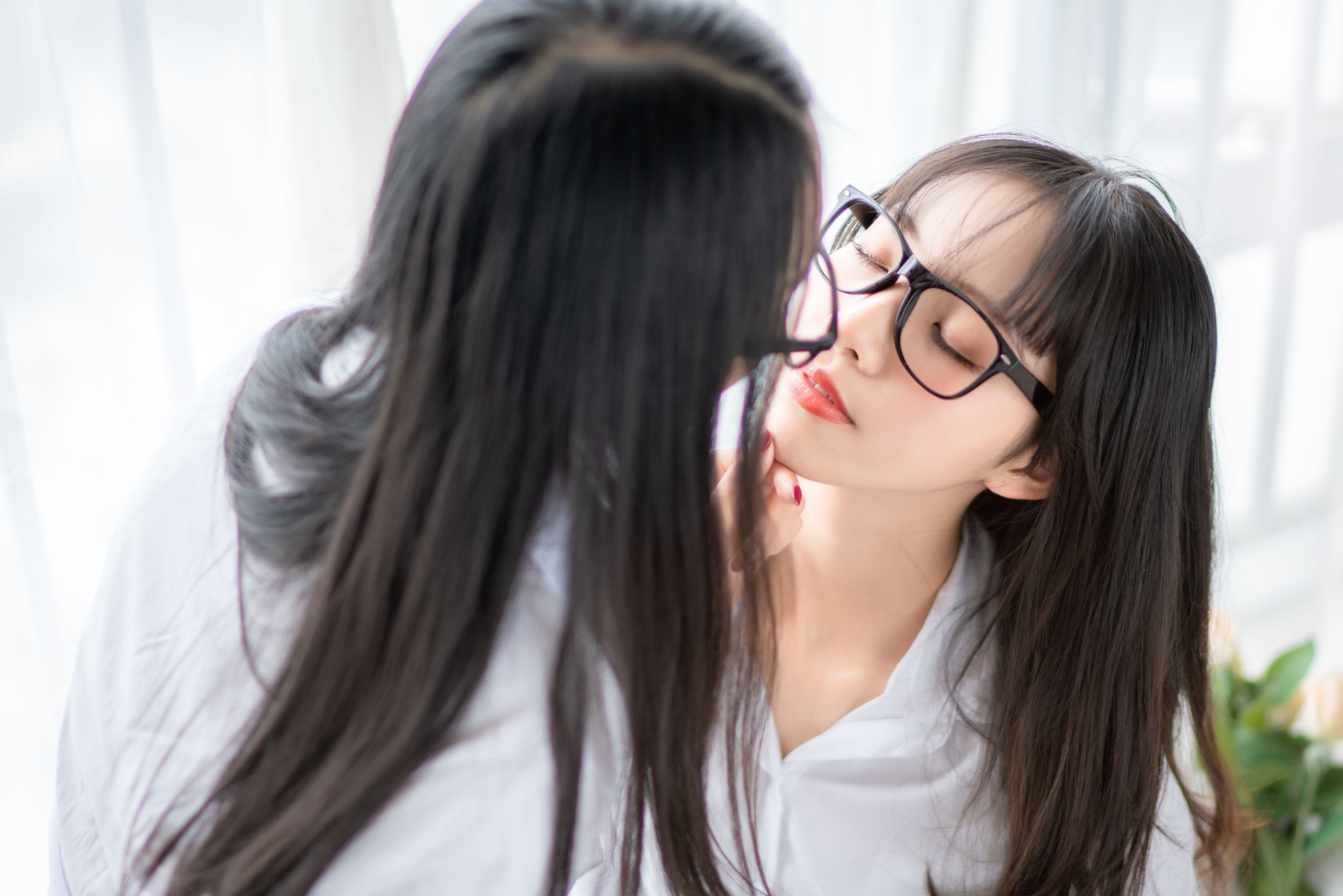 清纯妹子西瓜 - 黑丝百合-图6