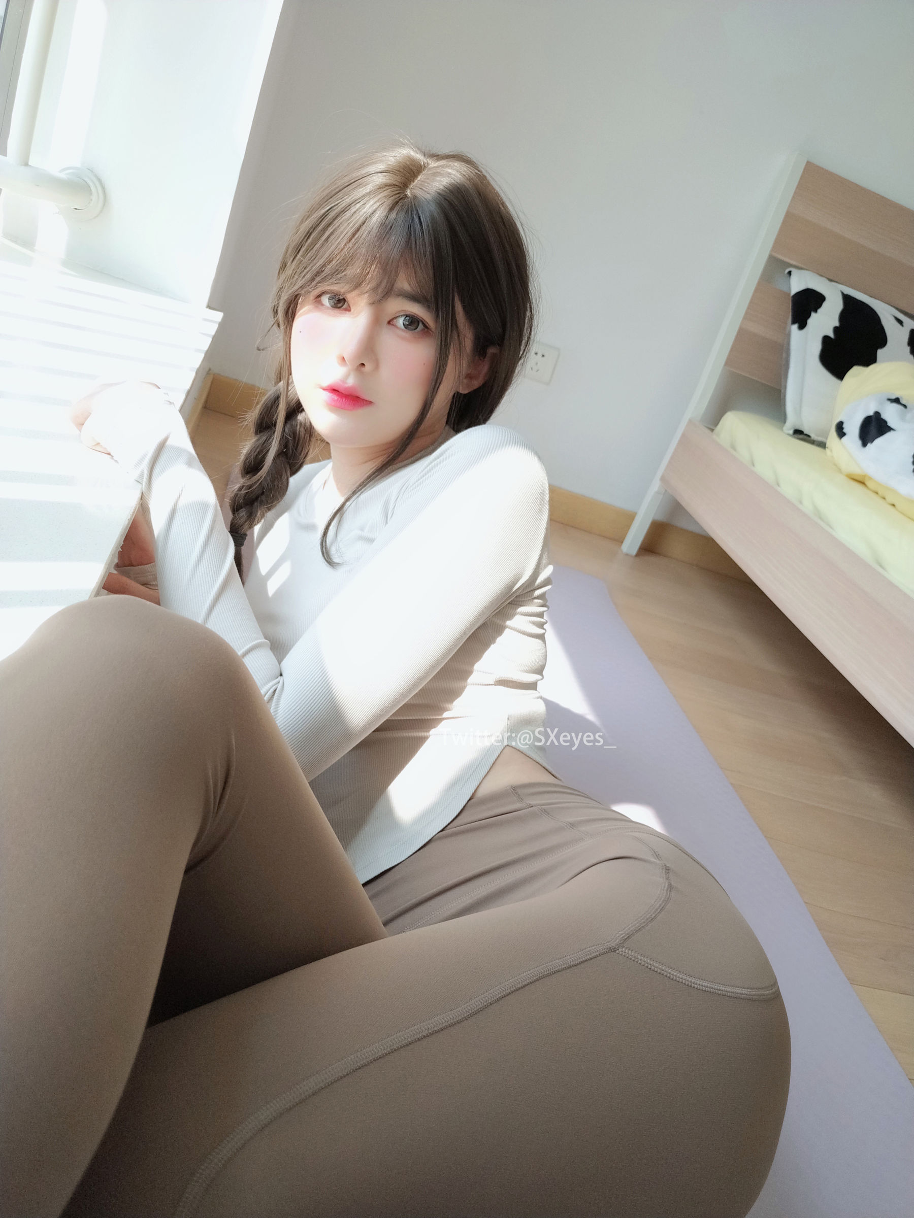 萌妹子眼酱大魔王w - 瑜伽服-图15