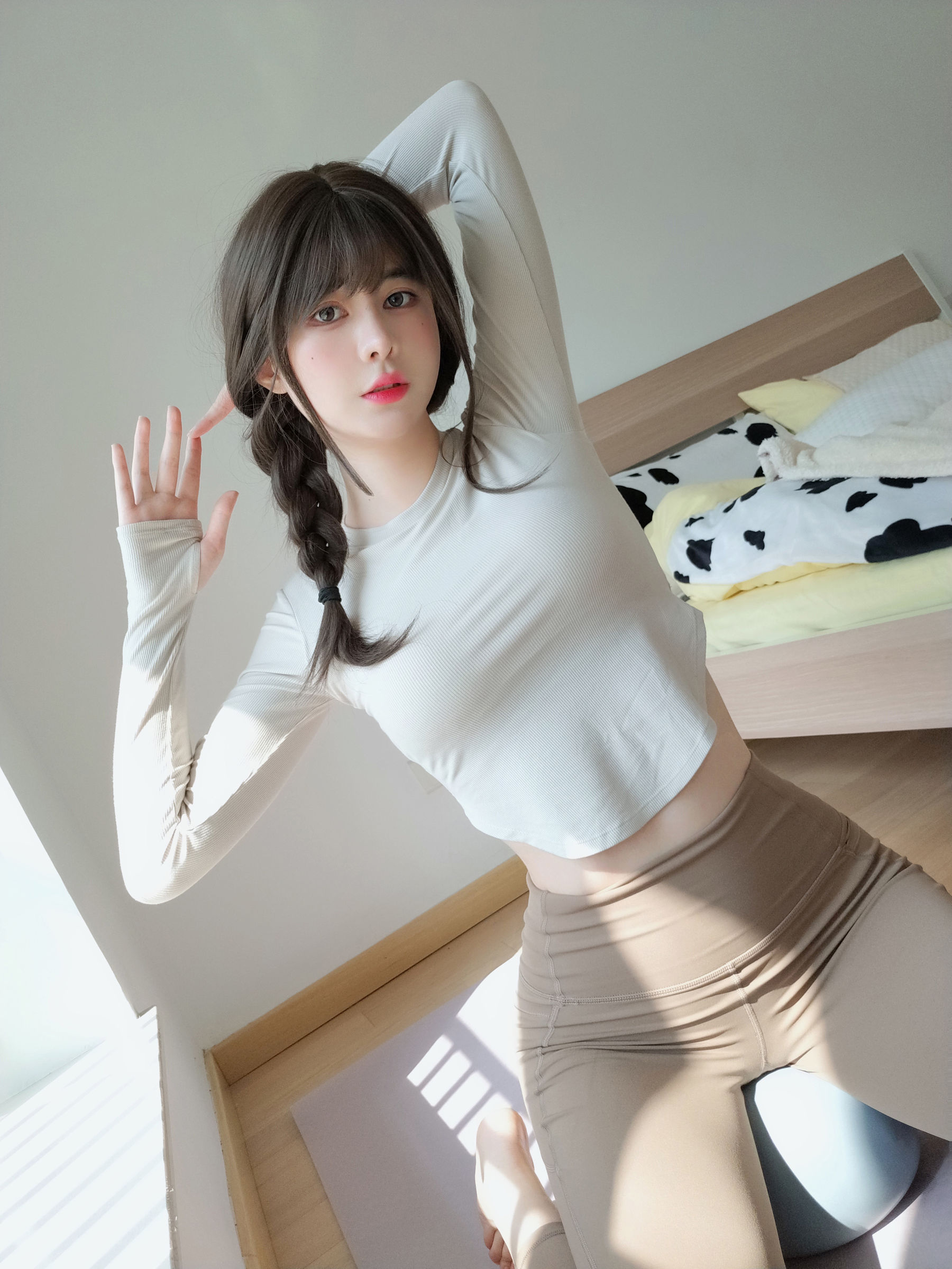 萌妹子眼酱大魔王w - 瑜伽服-图16