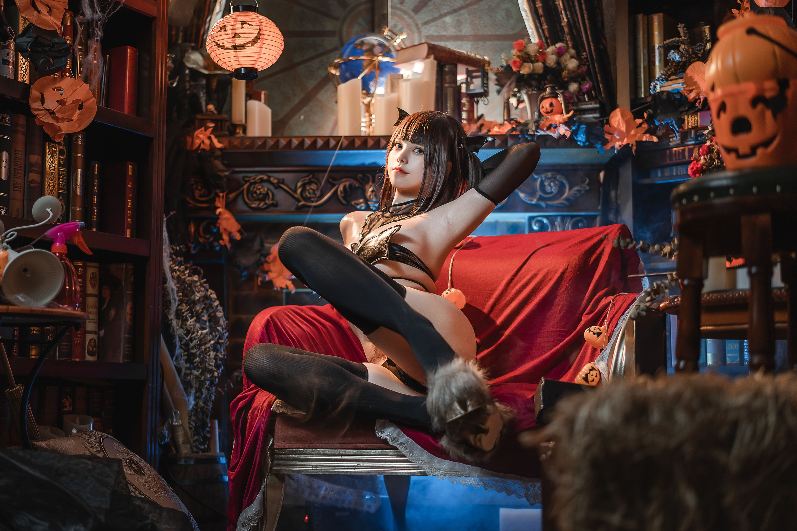 萌系小姐姐蜜汁猫裘 - 羊蹄魅魔-图9