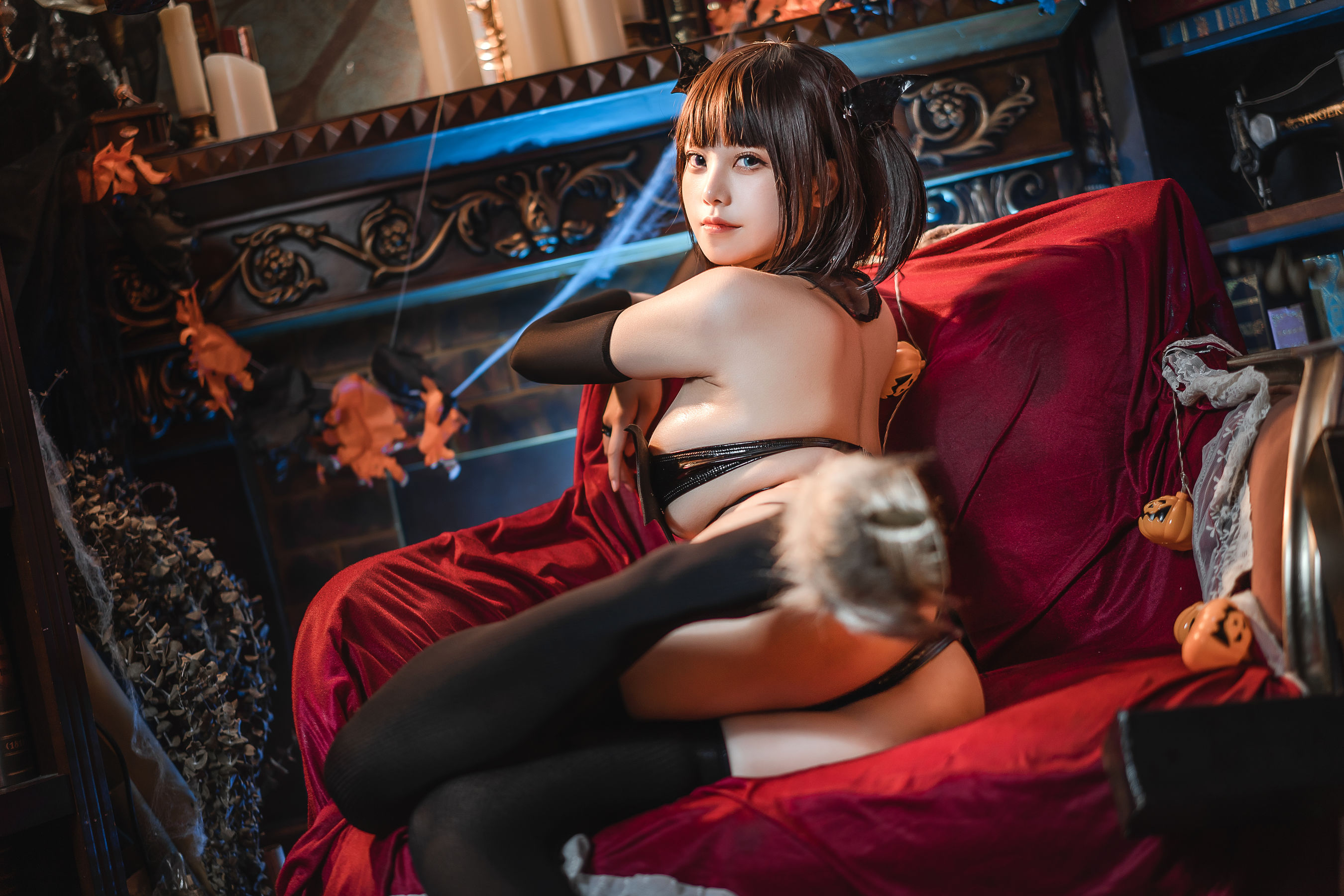 萌系小姐姐蜜汁猫裘 - 羊蹄魅魔-图21