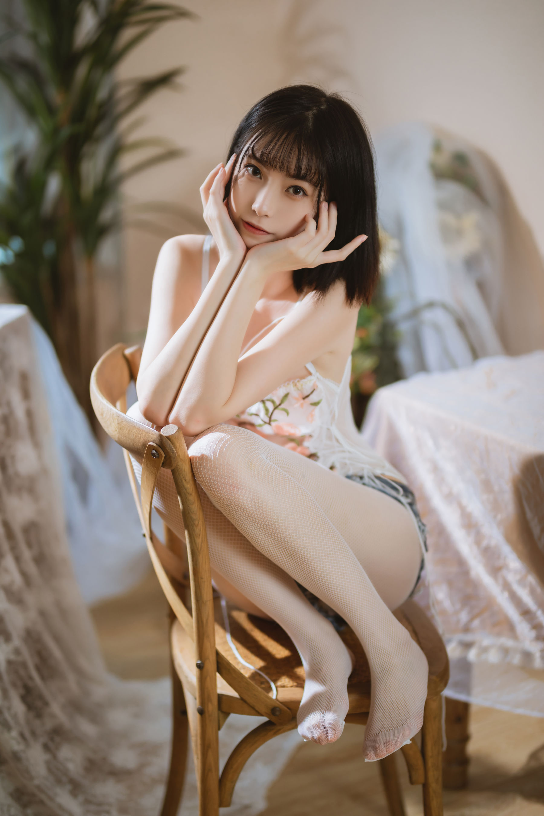 许岚 - 纯欲牛仔短裤-图4