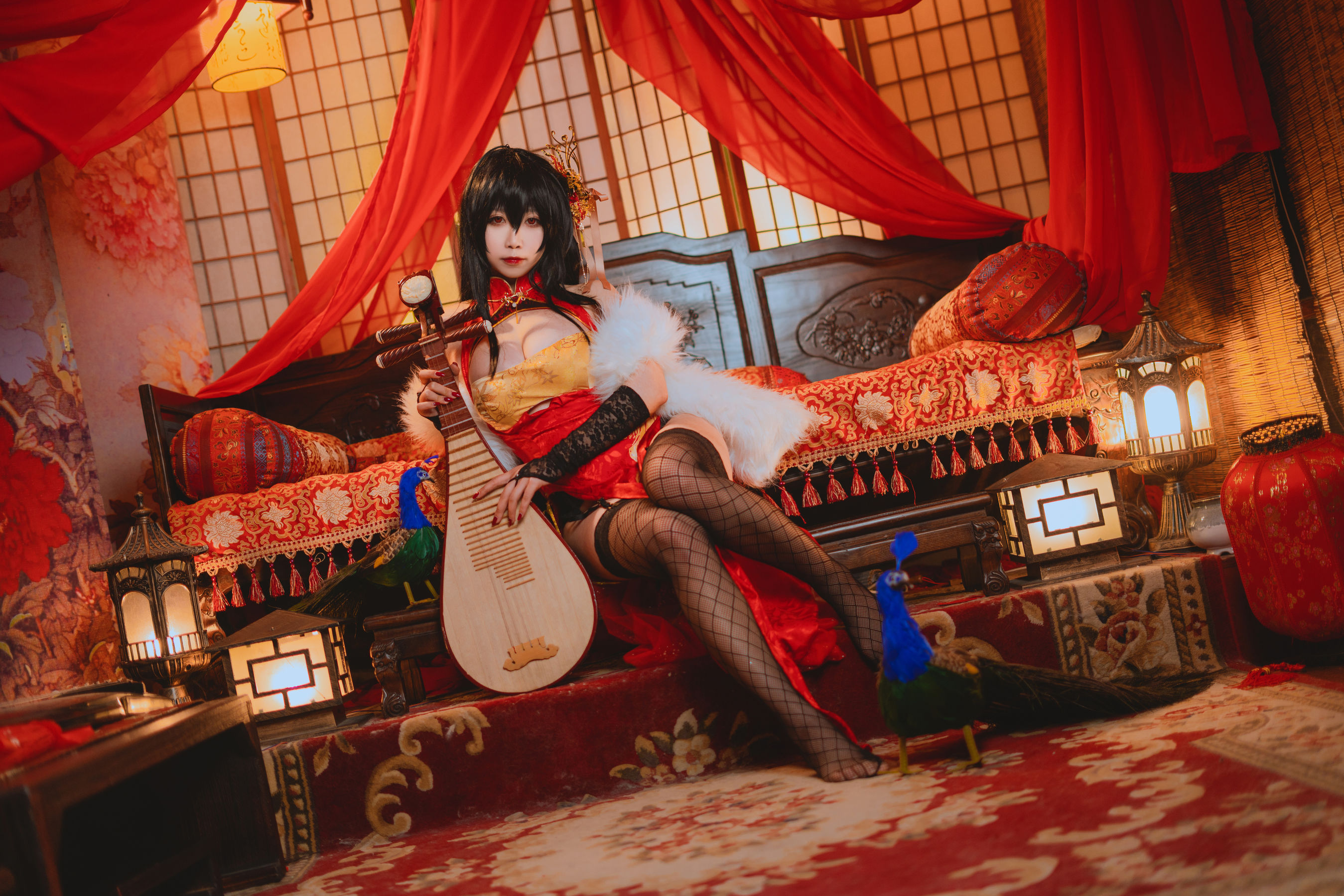 贞子蜜桃 - 大凤旗袍-图3