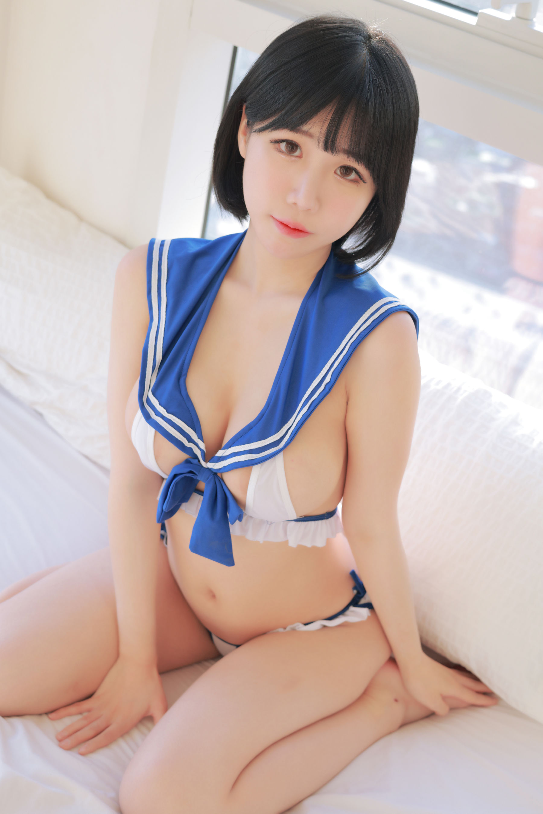 韩网可爱性感网红Addielyn - Sailor GIRL-图3
