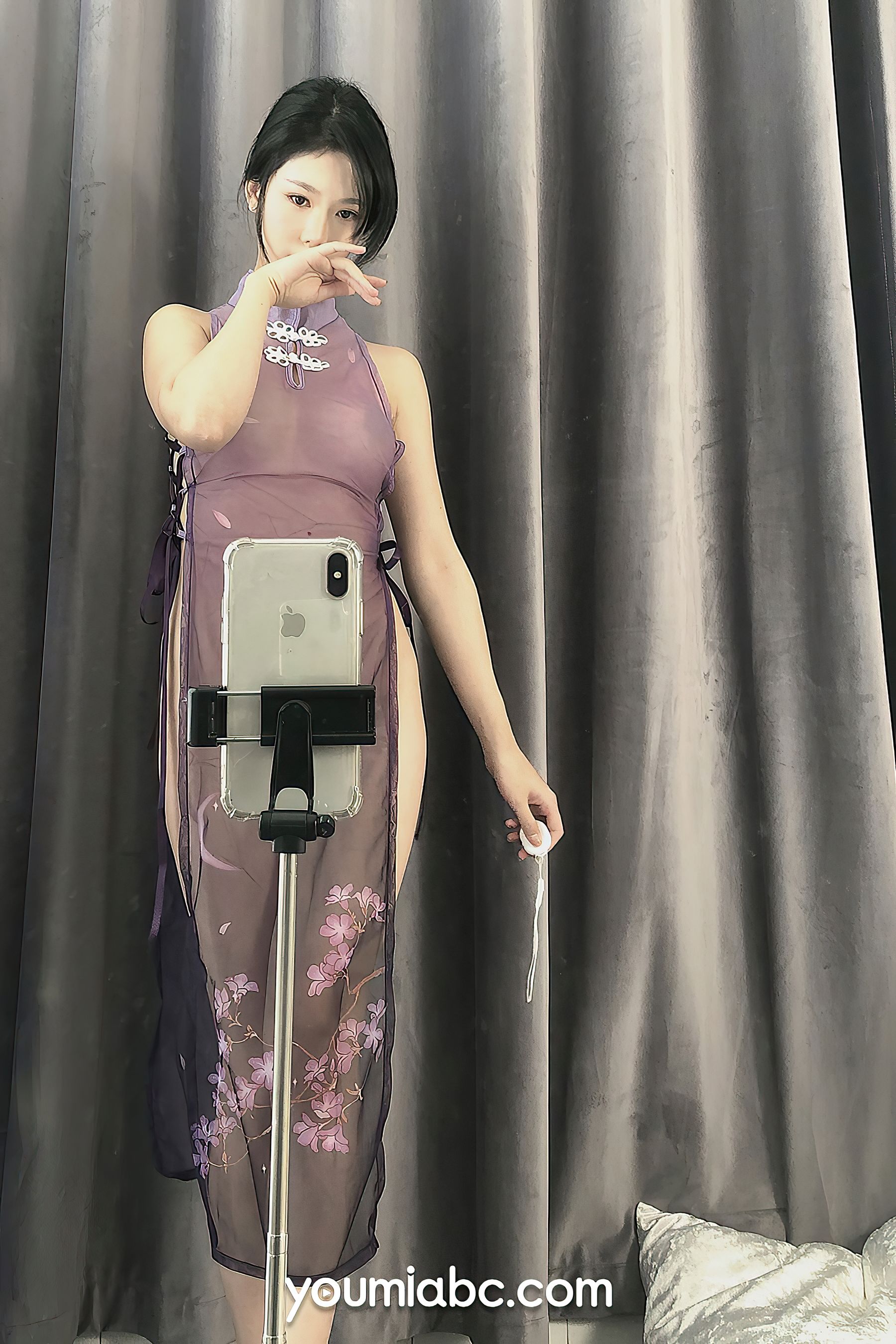 抖娘利世 江南烟雨紫-图15