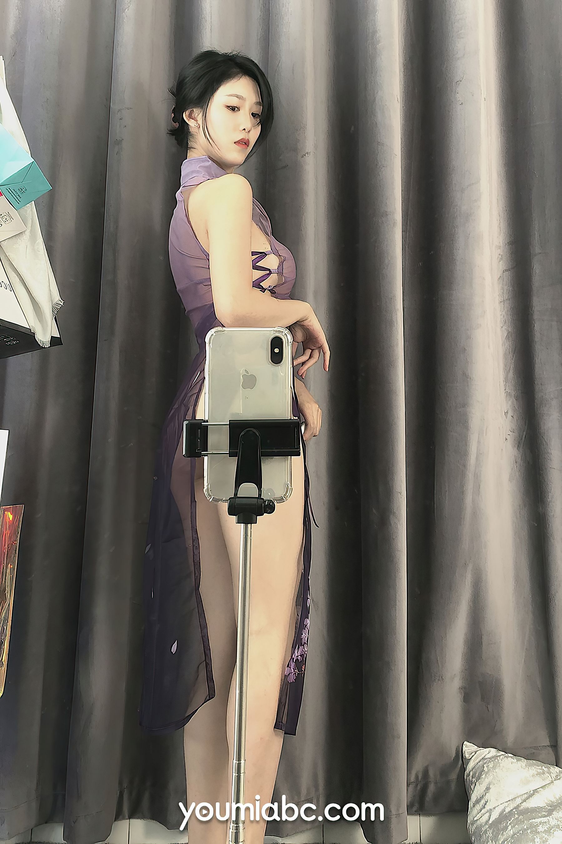抖娘利世 江南烟雨紫-图16