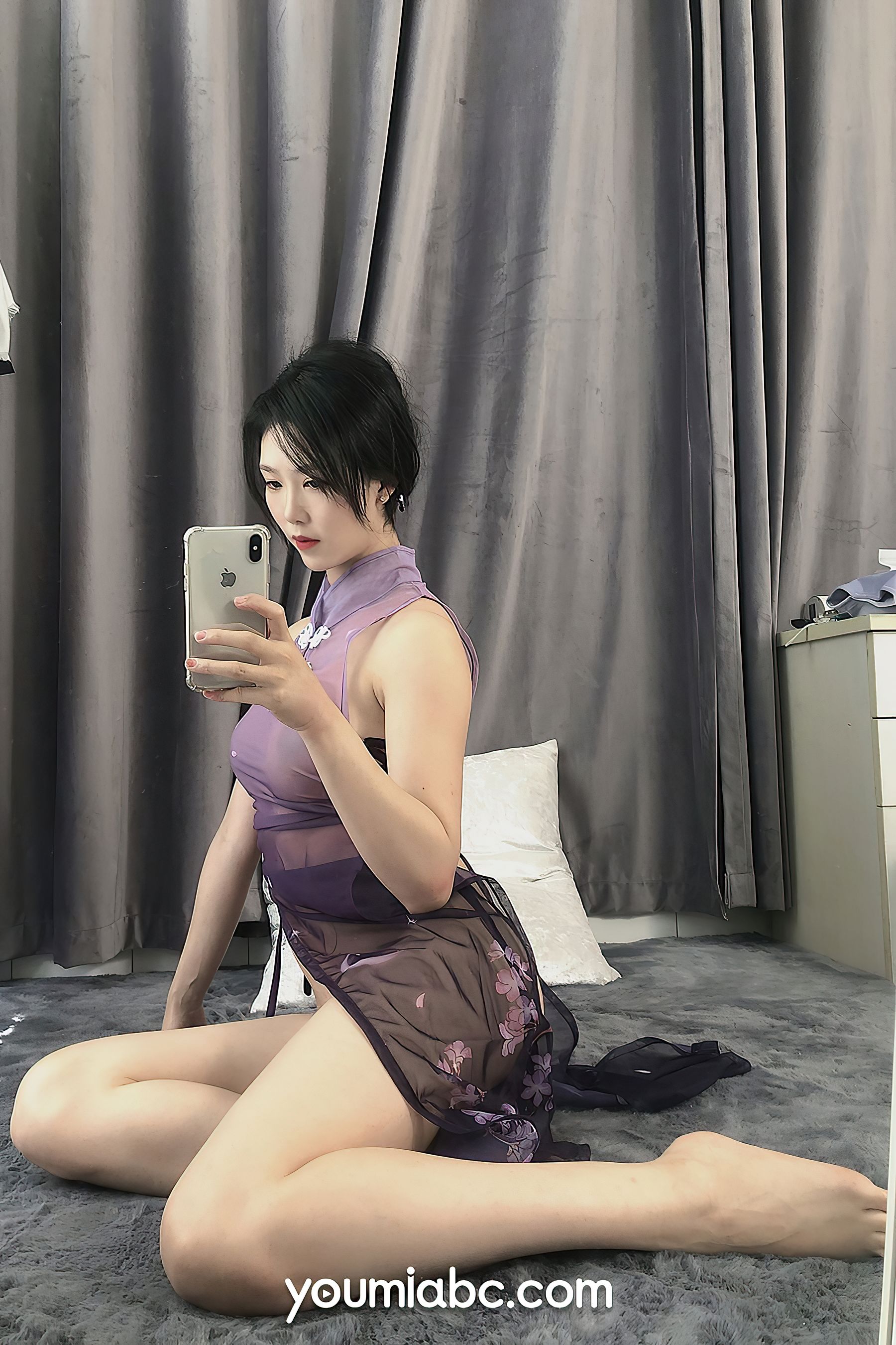 抖娘利世 江南烟雨紫-图30