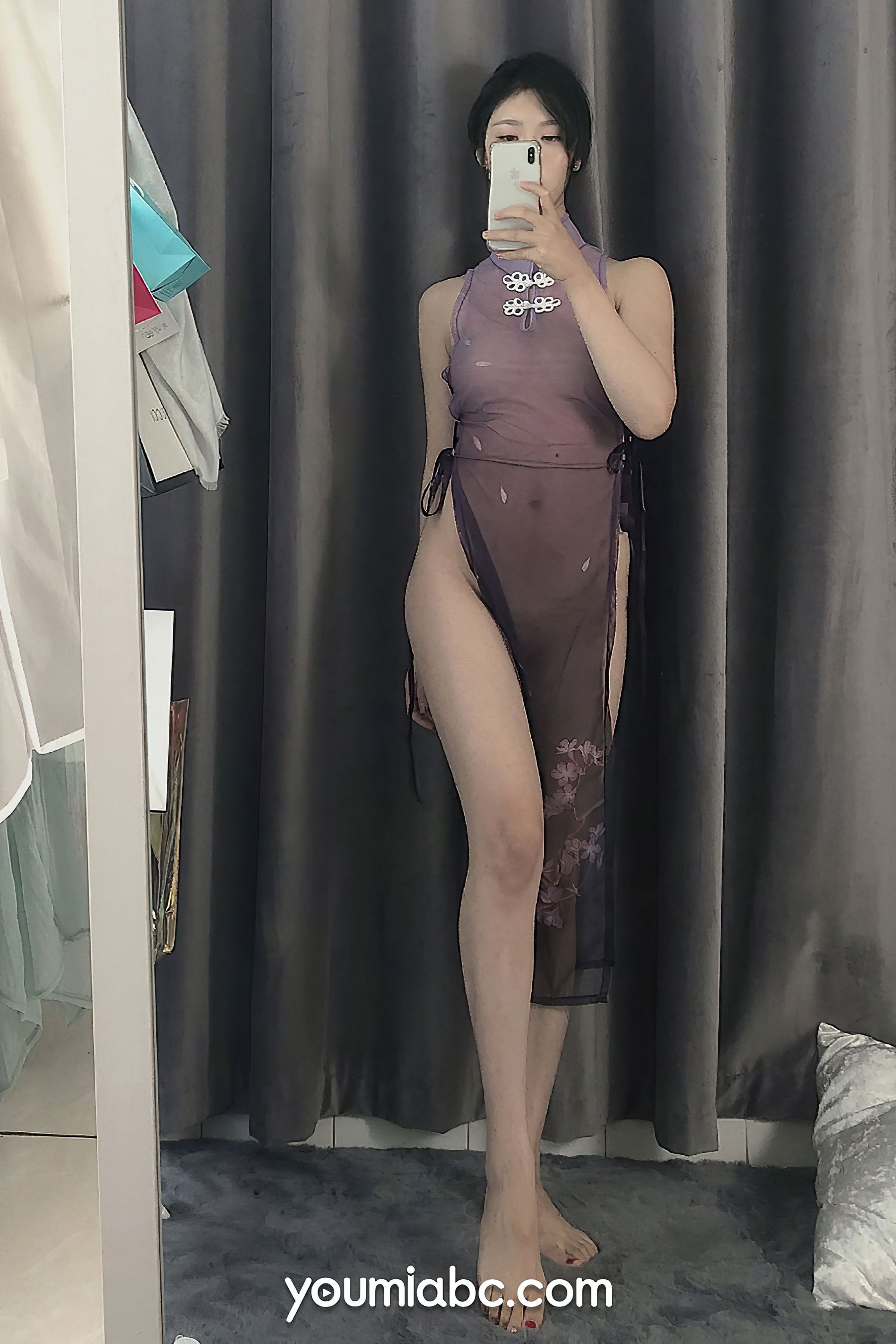抖娘利世 江南烟雨紫-图4