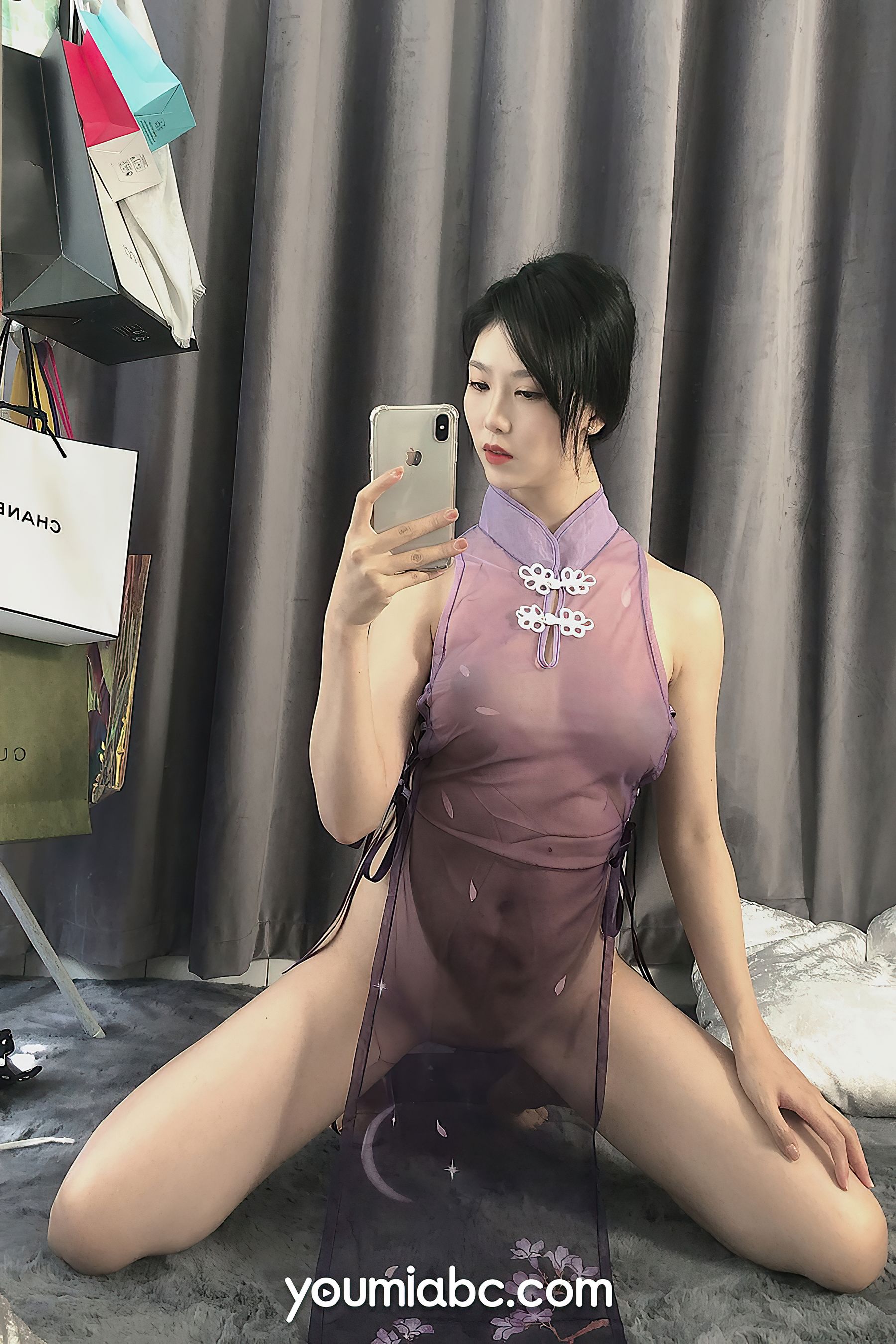 抖娘利世 江南烟雨紫-图8