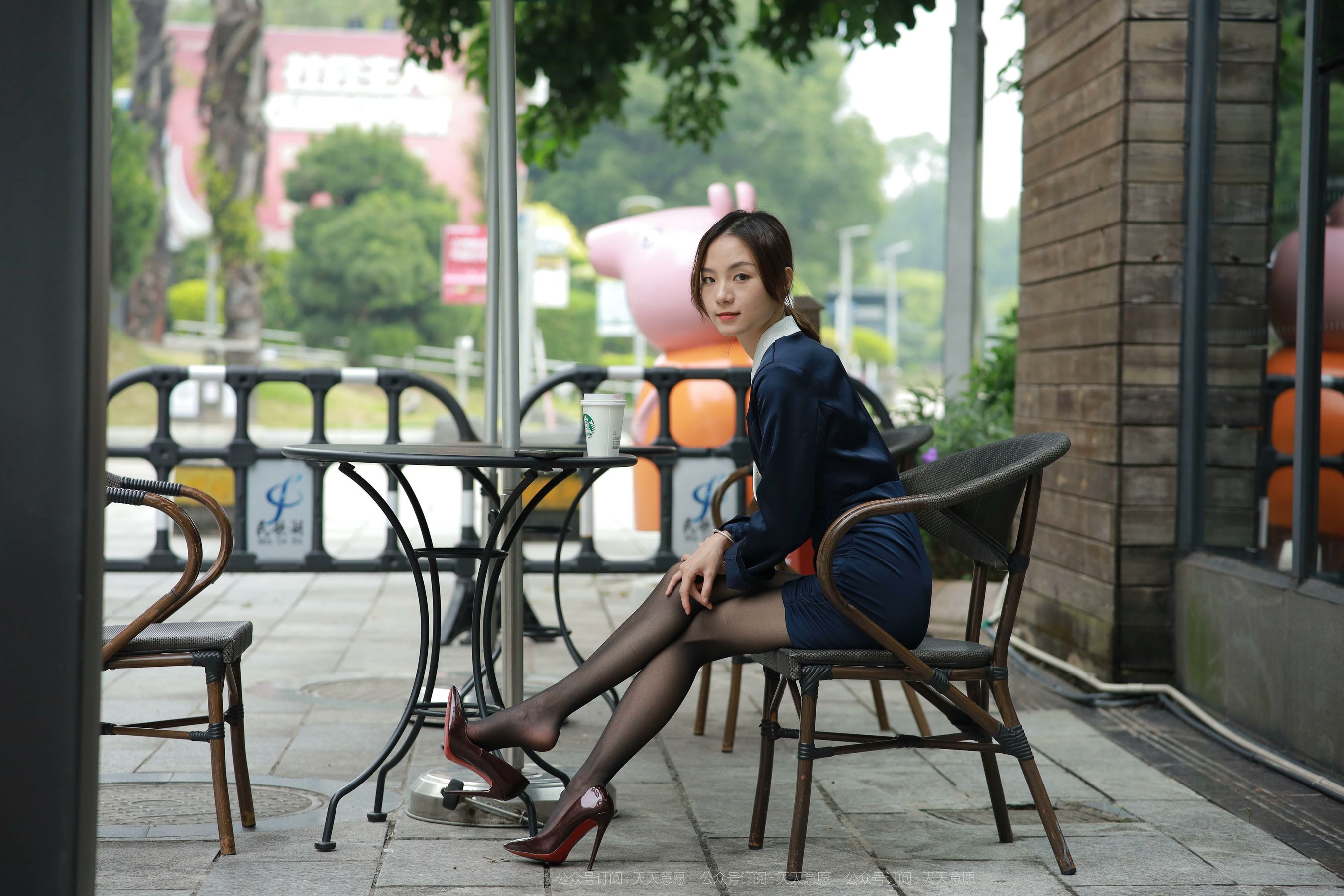 模特 小六 《姓感包臀职业装》-图27
