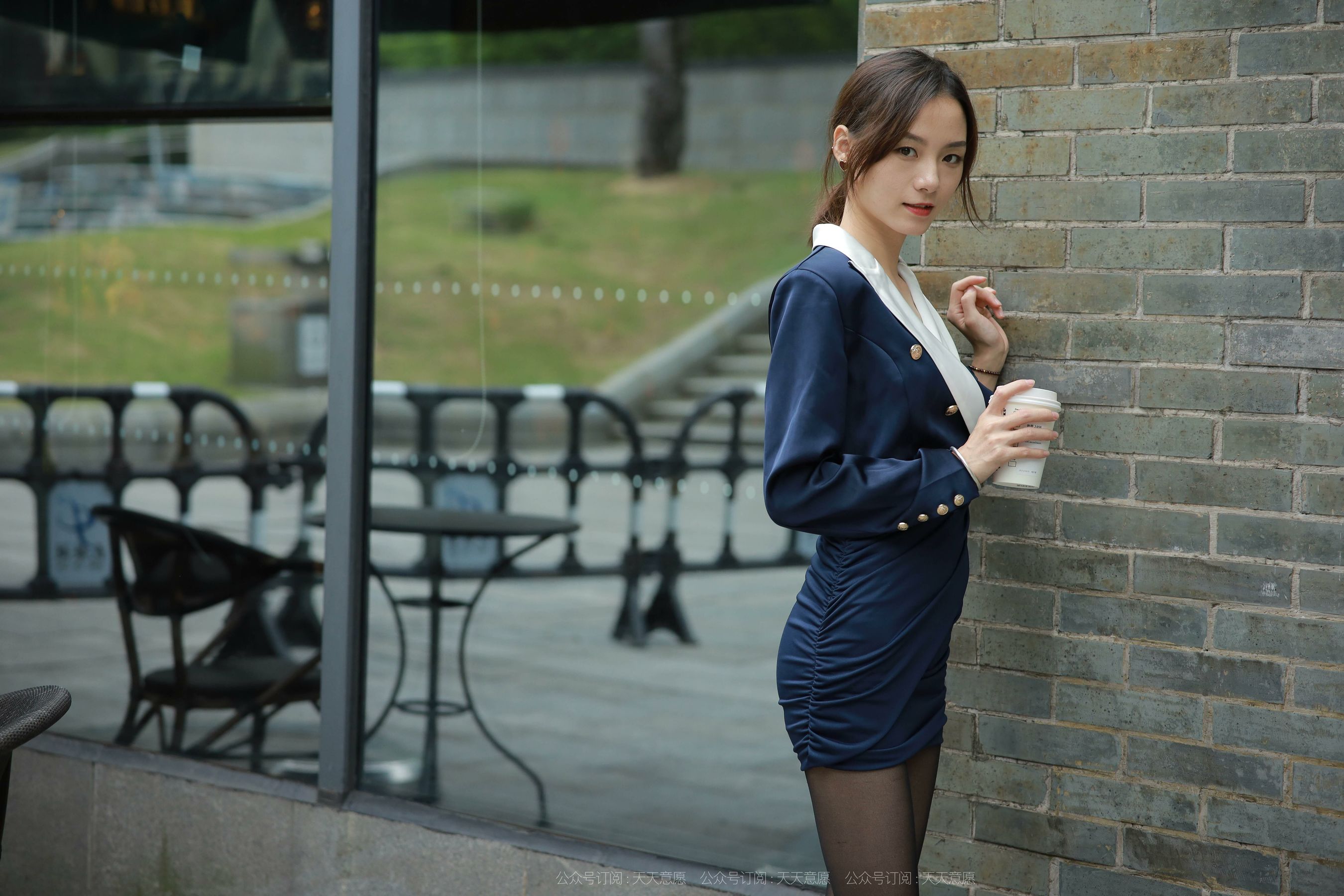 模特 小六 《姓感包臀职业装》-图32