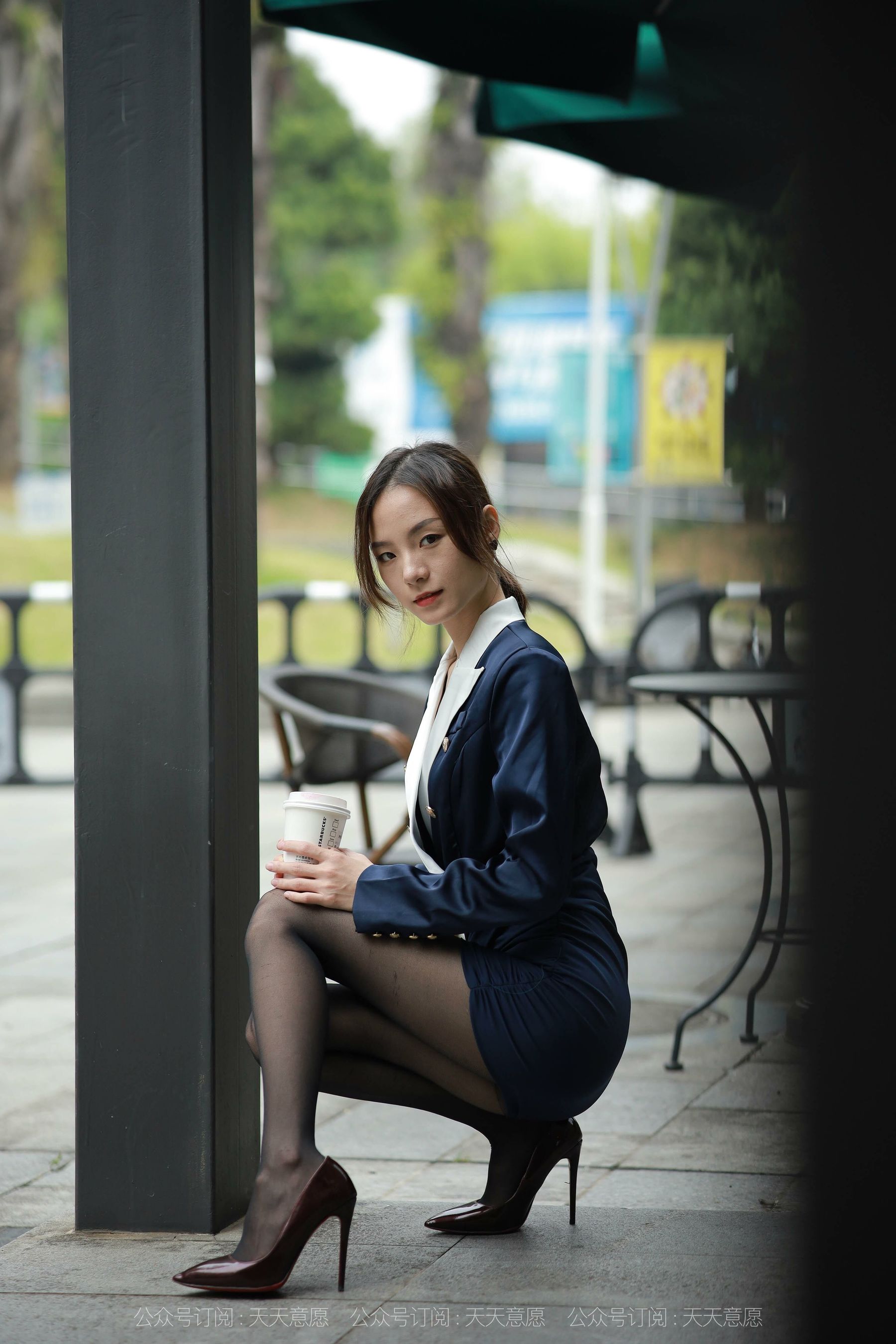 模特 小六 《姓感包臀职业装》-图78