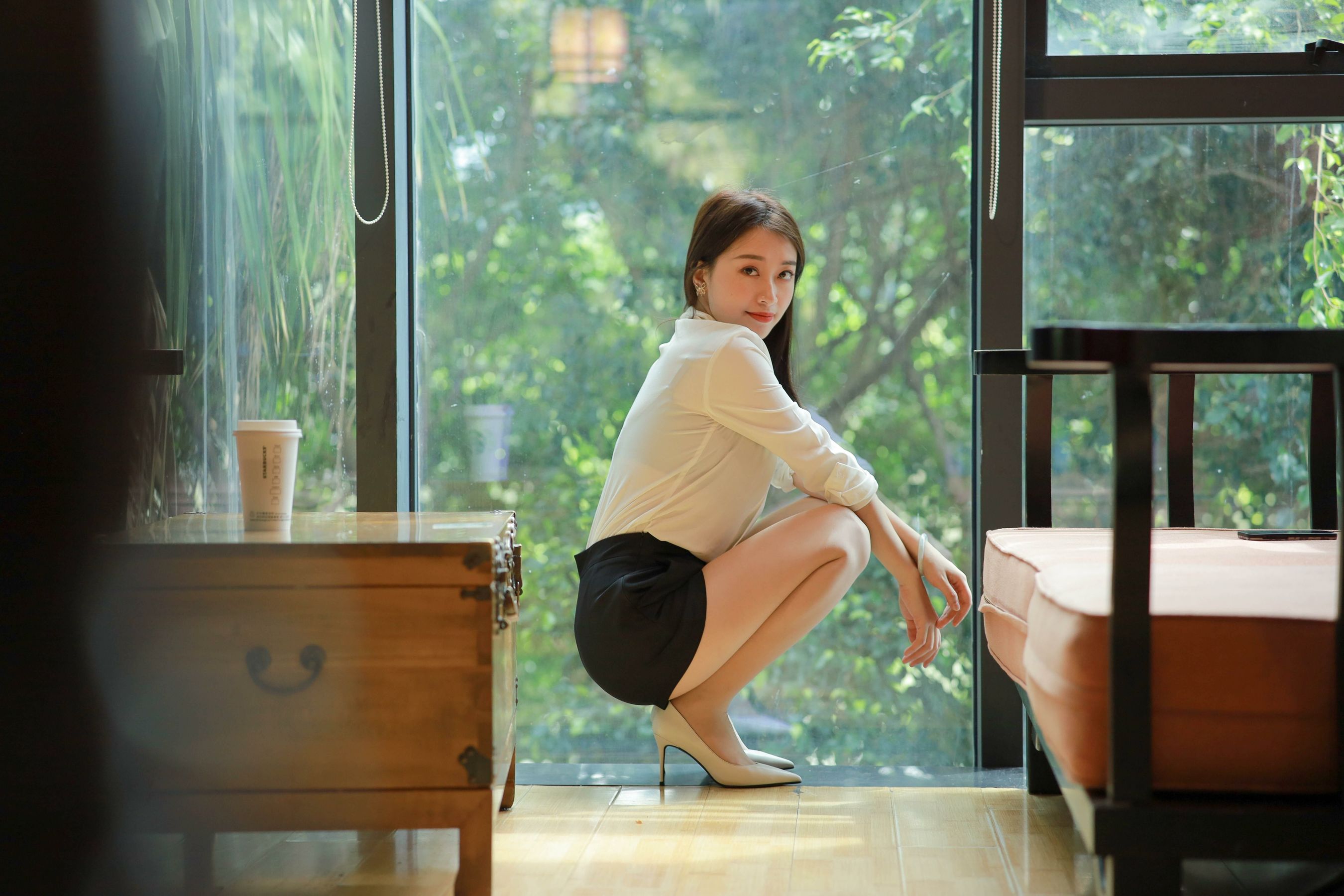 模特 小婕 《沙发上的佳人》-图45