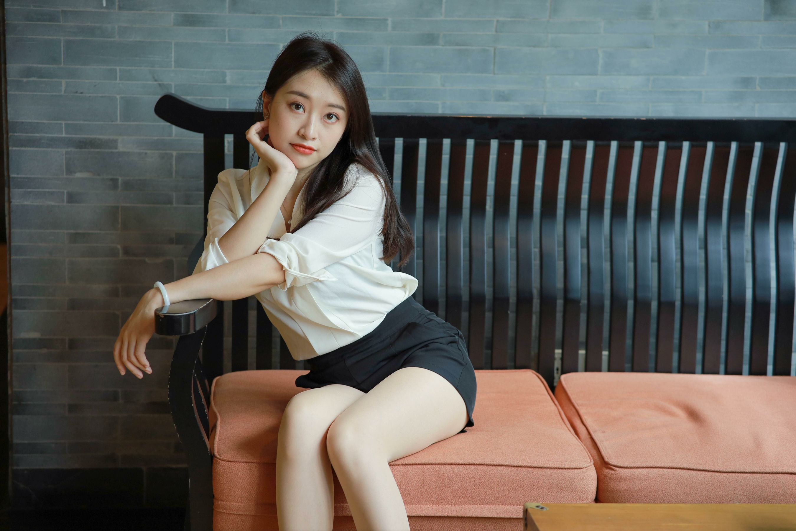 模特 小婕 《沙发上的佳人》-图51