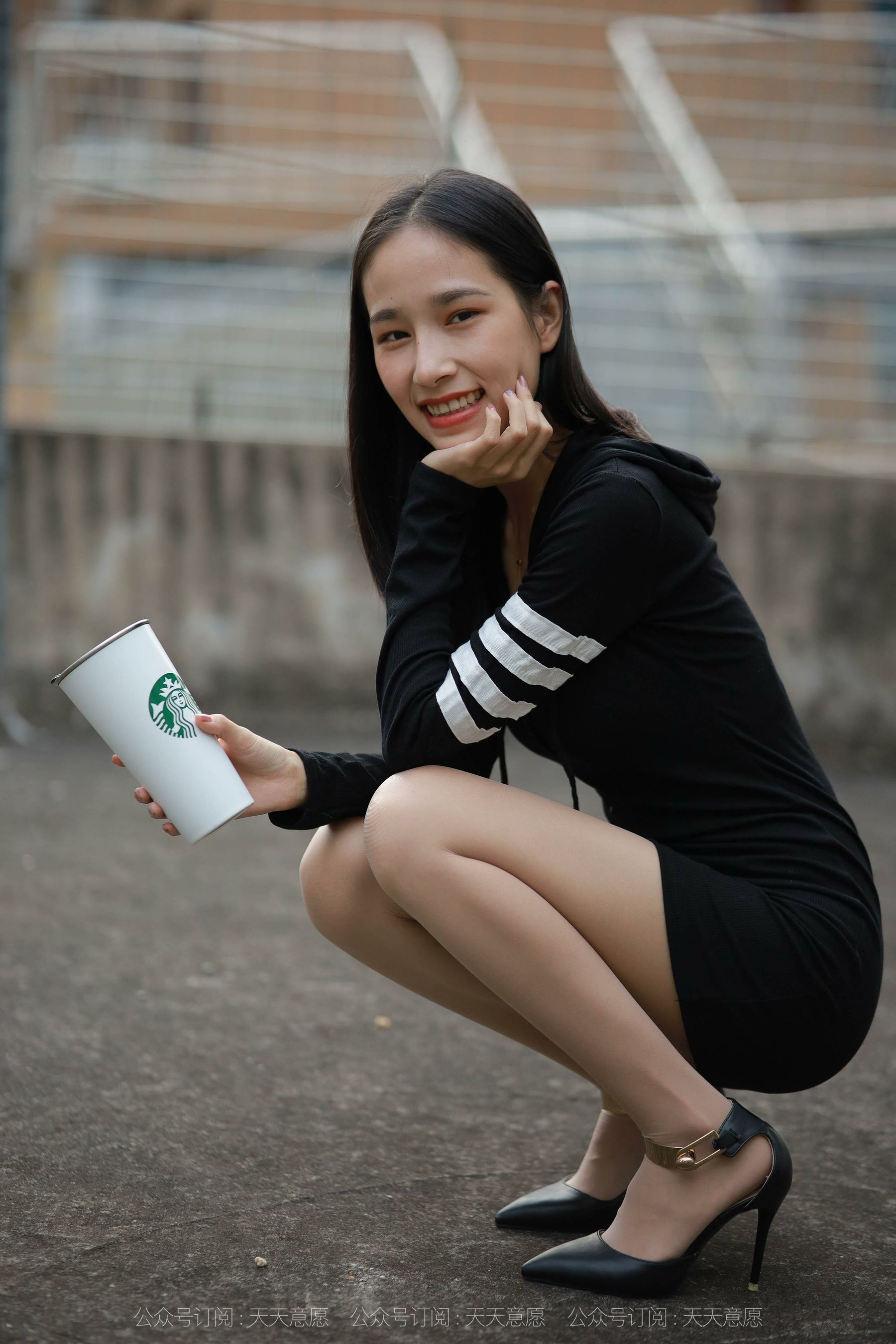 模特 美子 《天台大长腿》-图66