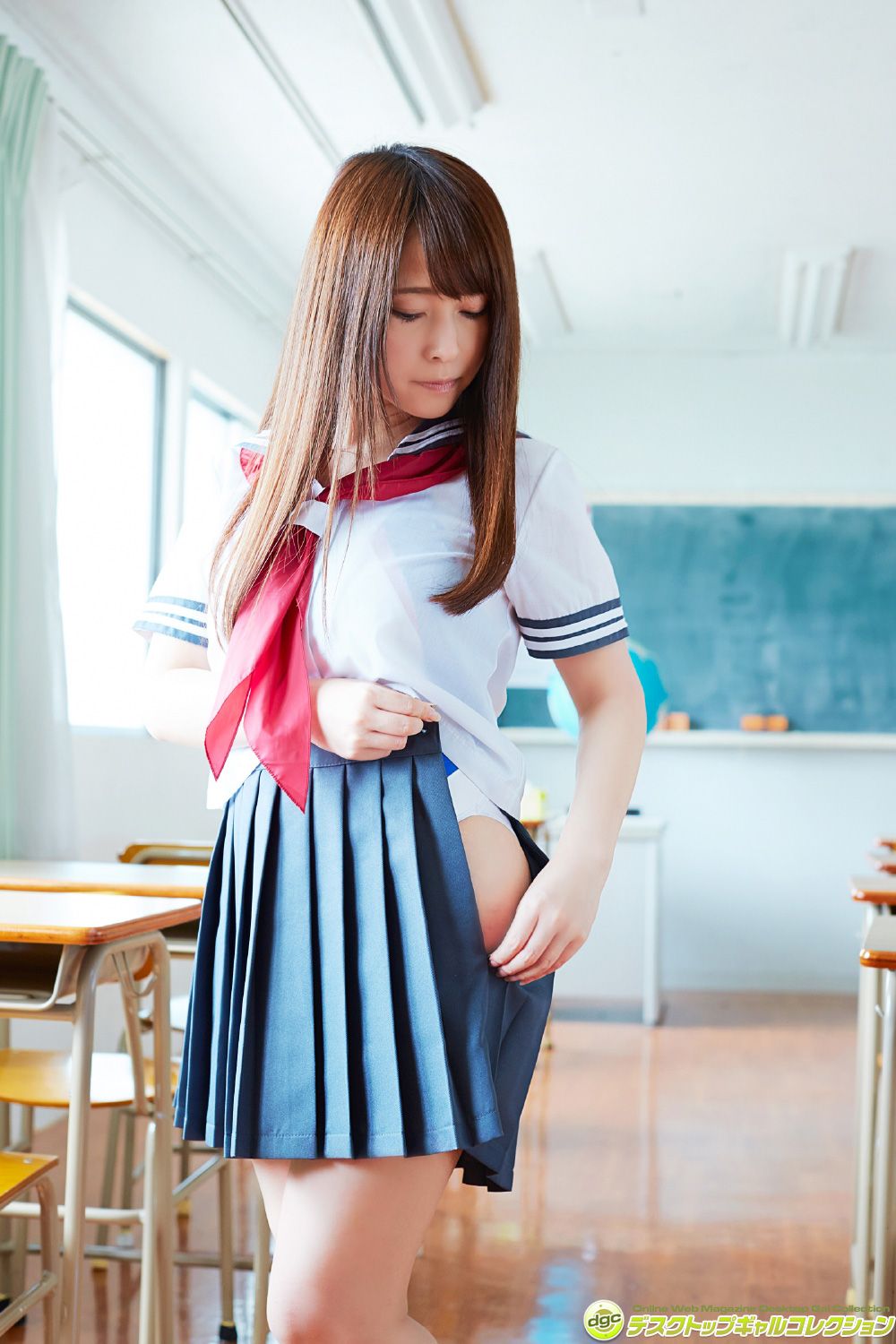 神田美晴《92cm透明感のある色白Hカップグラドル》  NO.1334-图4