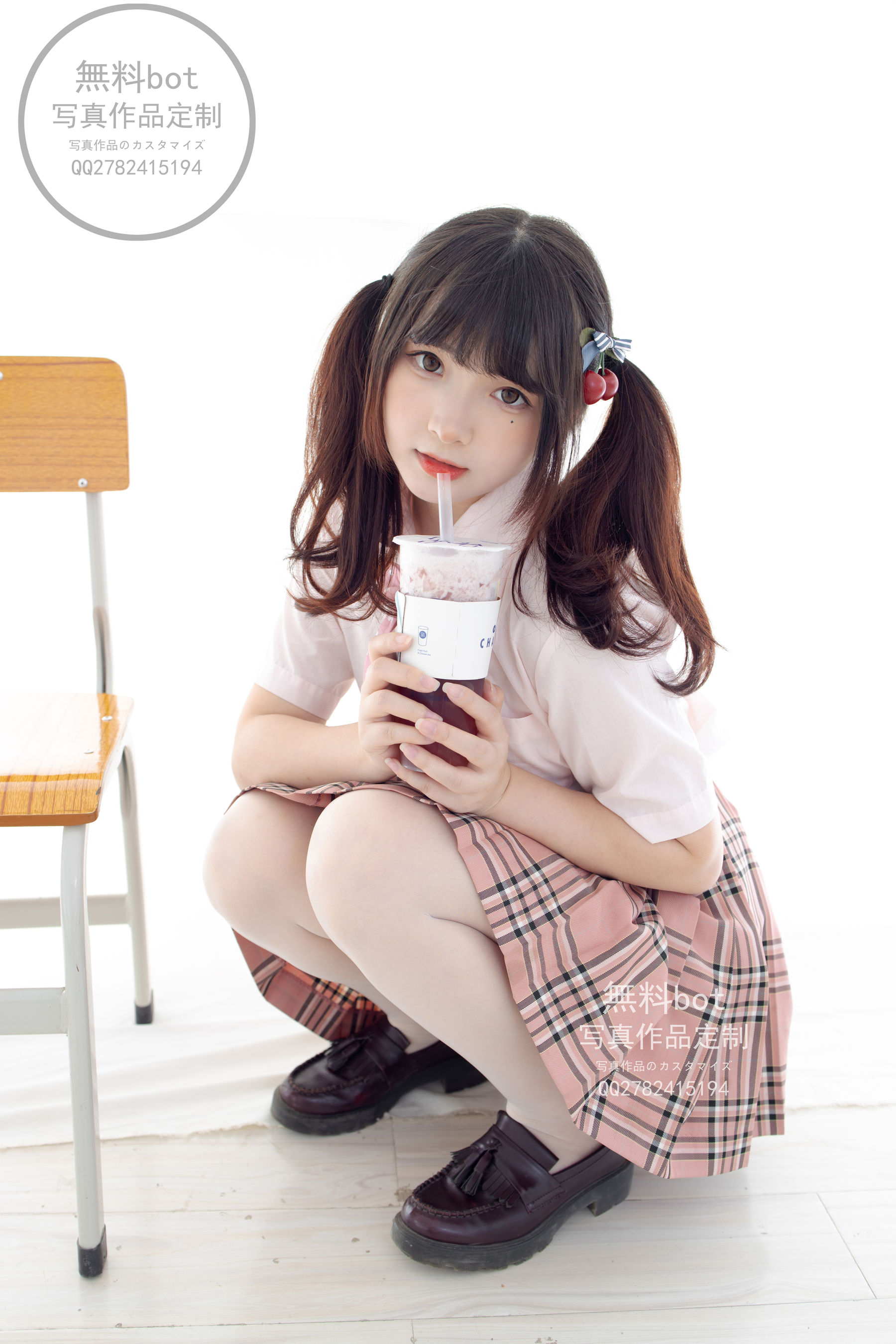 無料001 JK格子裙-图11
