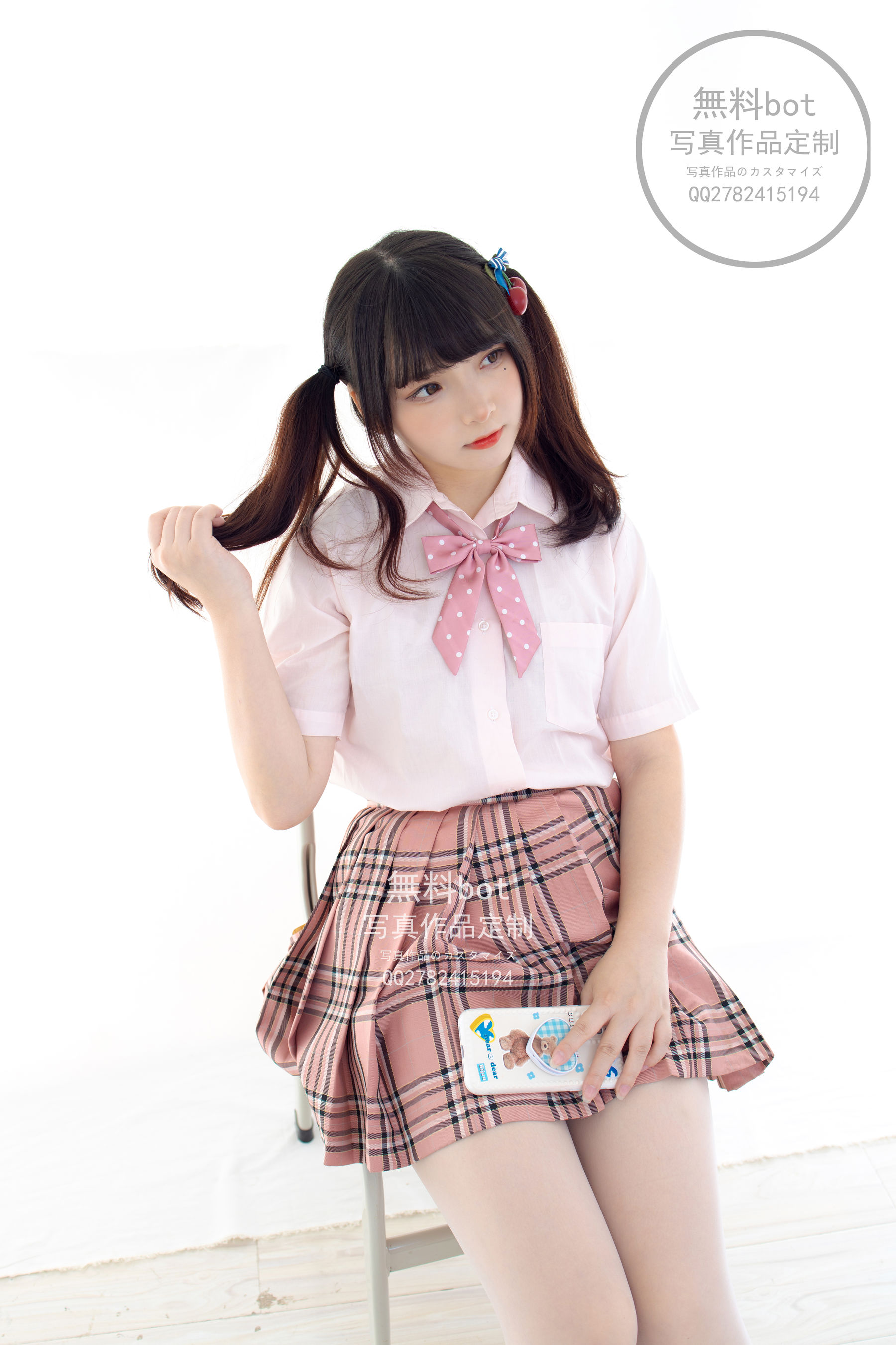 無料001 JK格子裙-图2