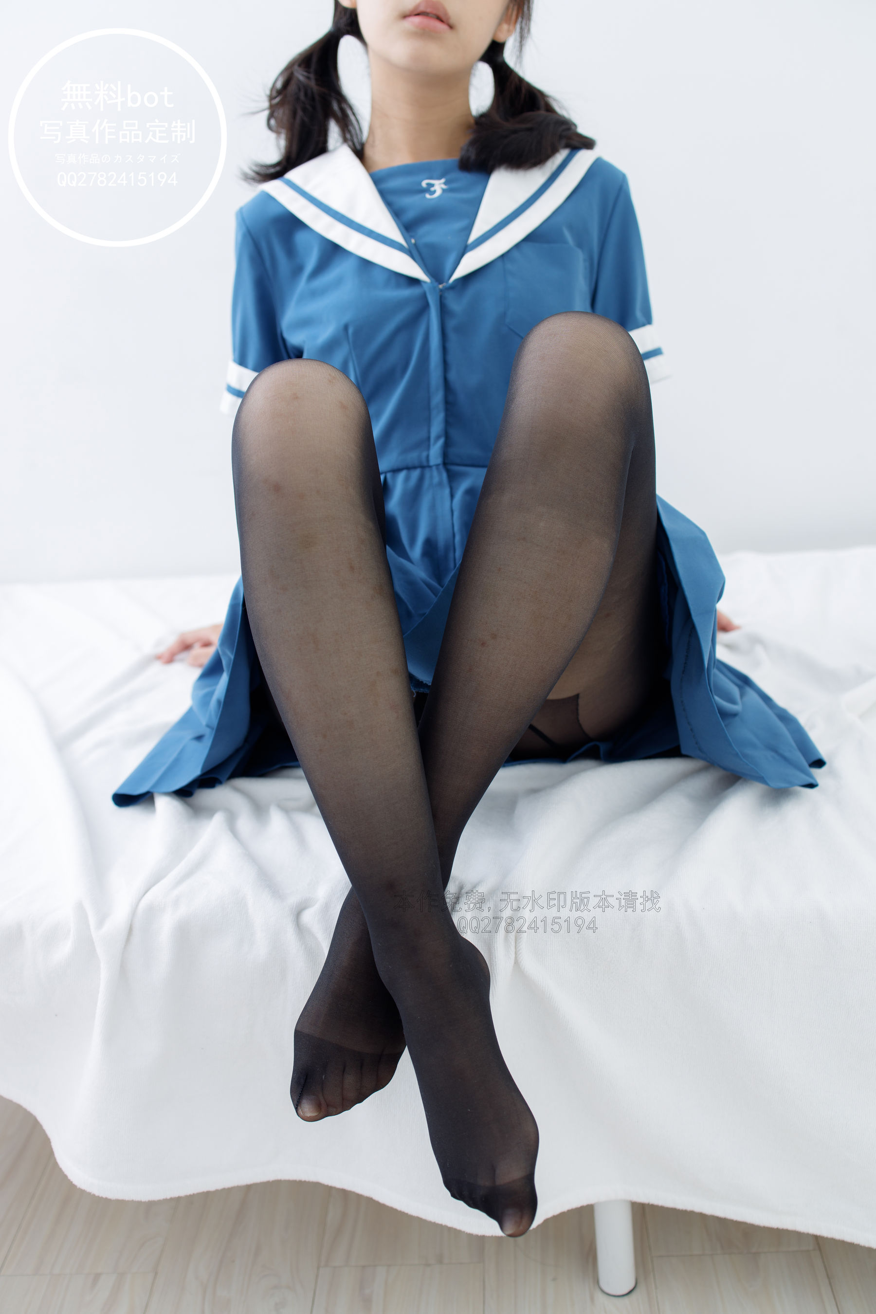 無料002 黑丝水手裙-图7