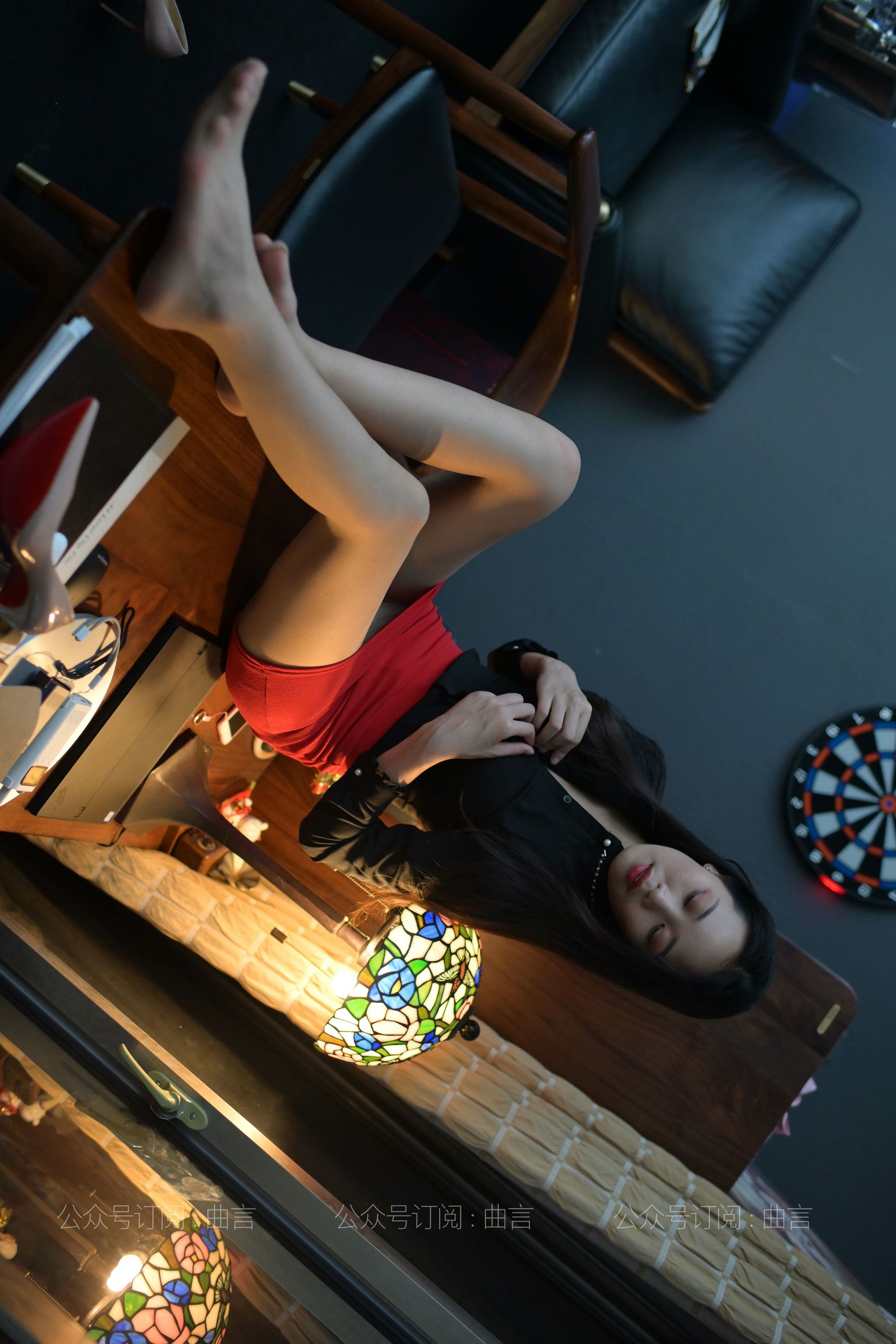 033 肉肉 红裙-图33