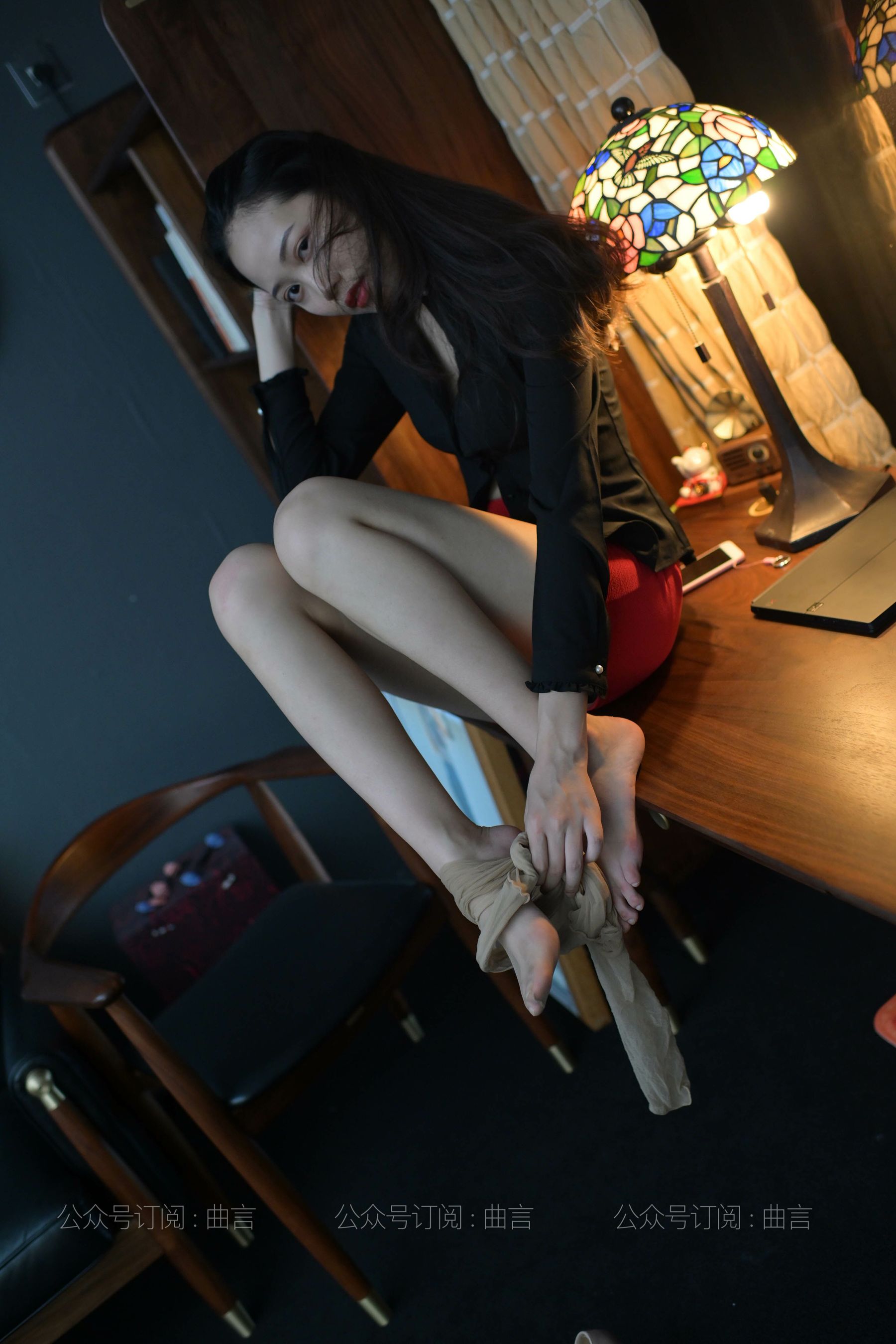 033 肉肉 红裙-图81