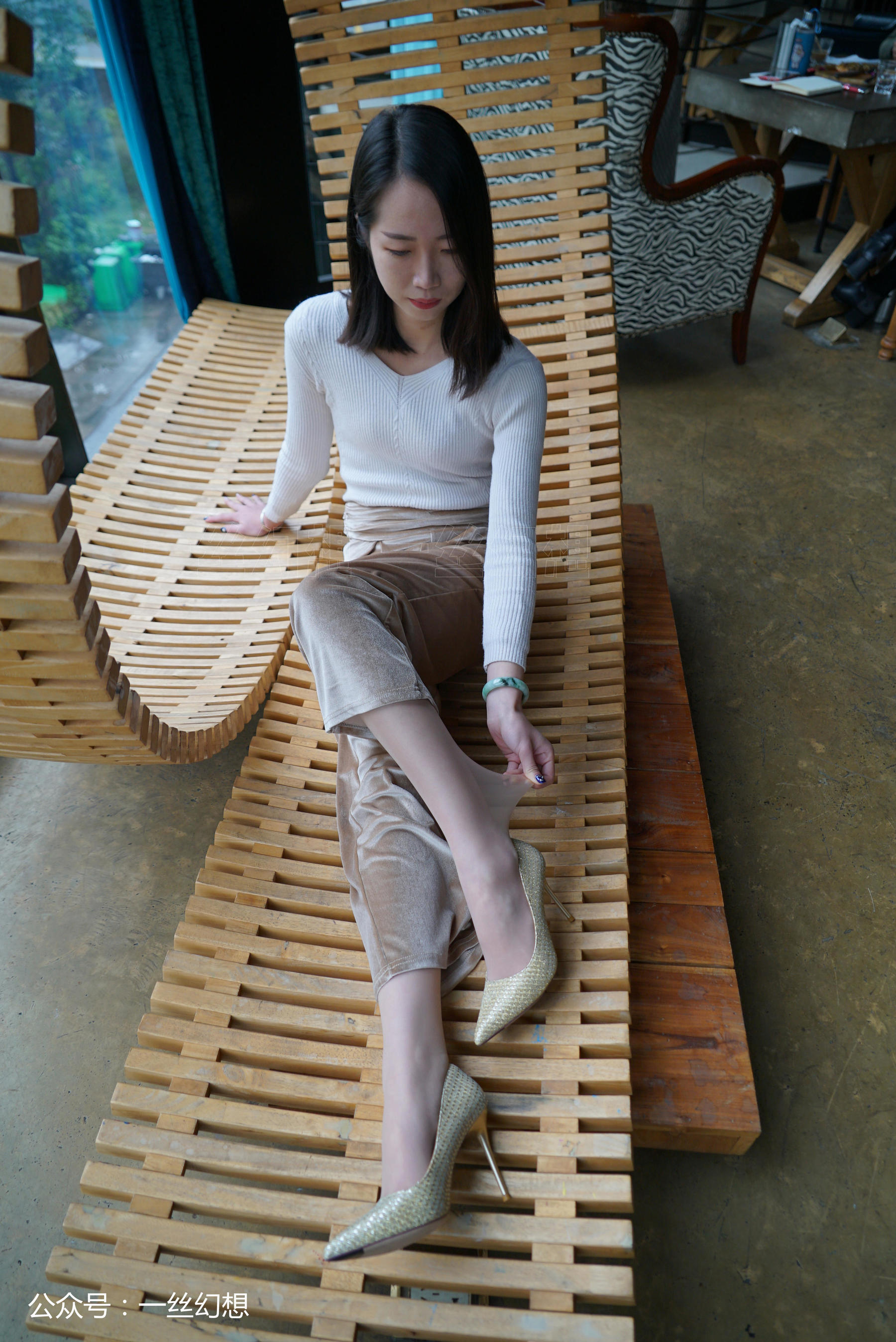 袜小喵×一丝幻想 No.042 茜茜-图5