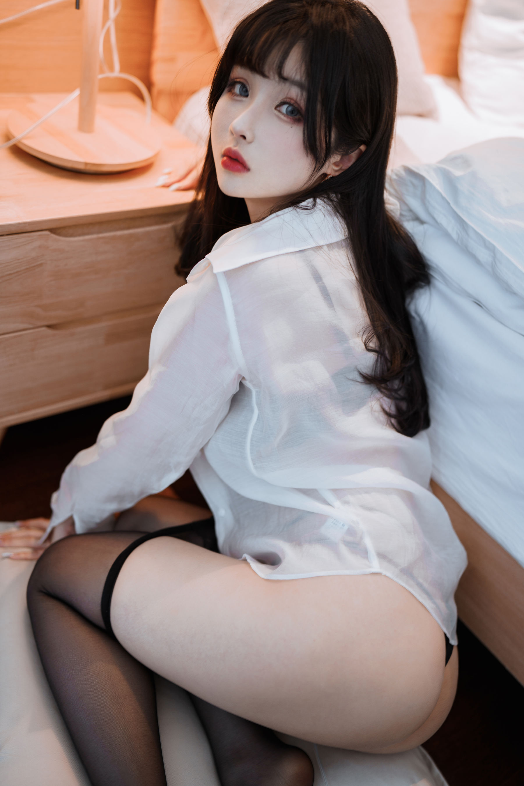 COS福利rioko凉凉子(肉扣热热子)&面饼仙儿 - OL前辈-图35