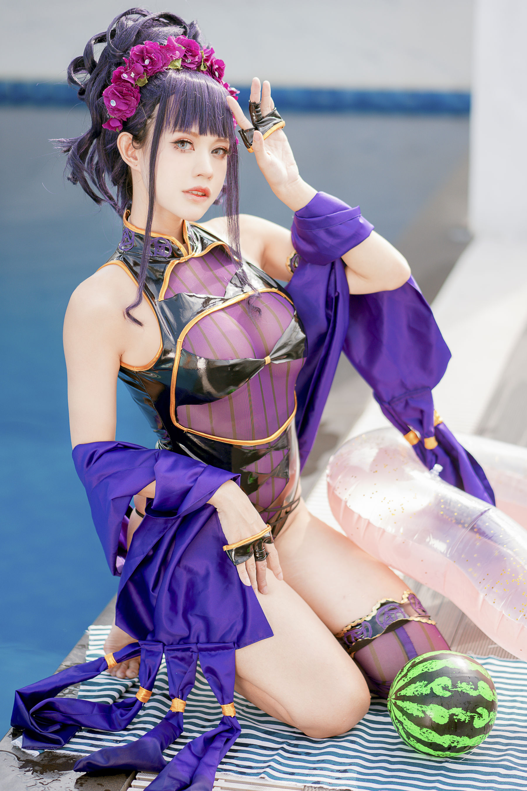 PingPing - 紫式部泳装-图32