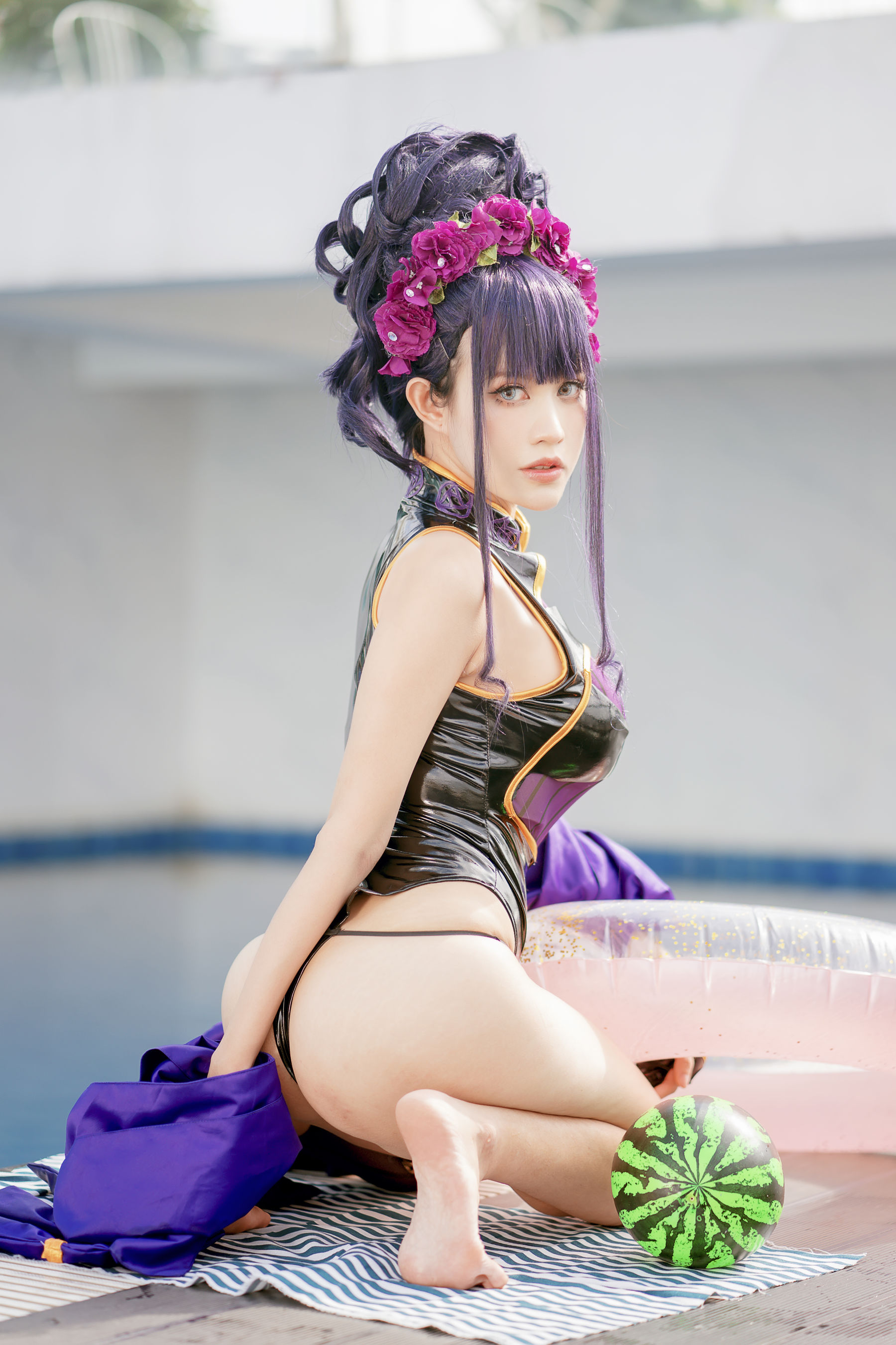 PingPing - 紫式部泳装-图33