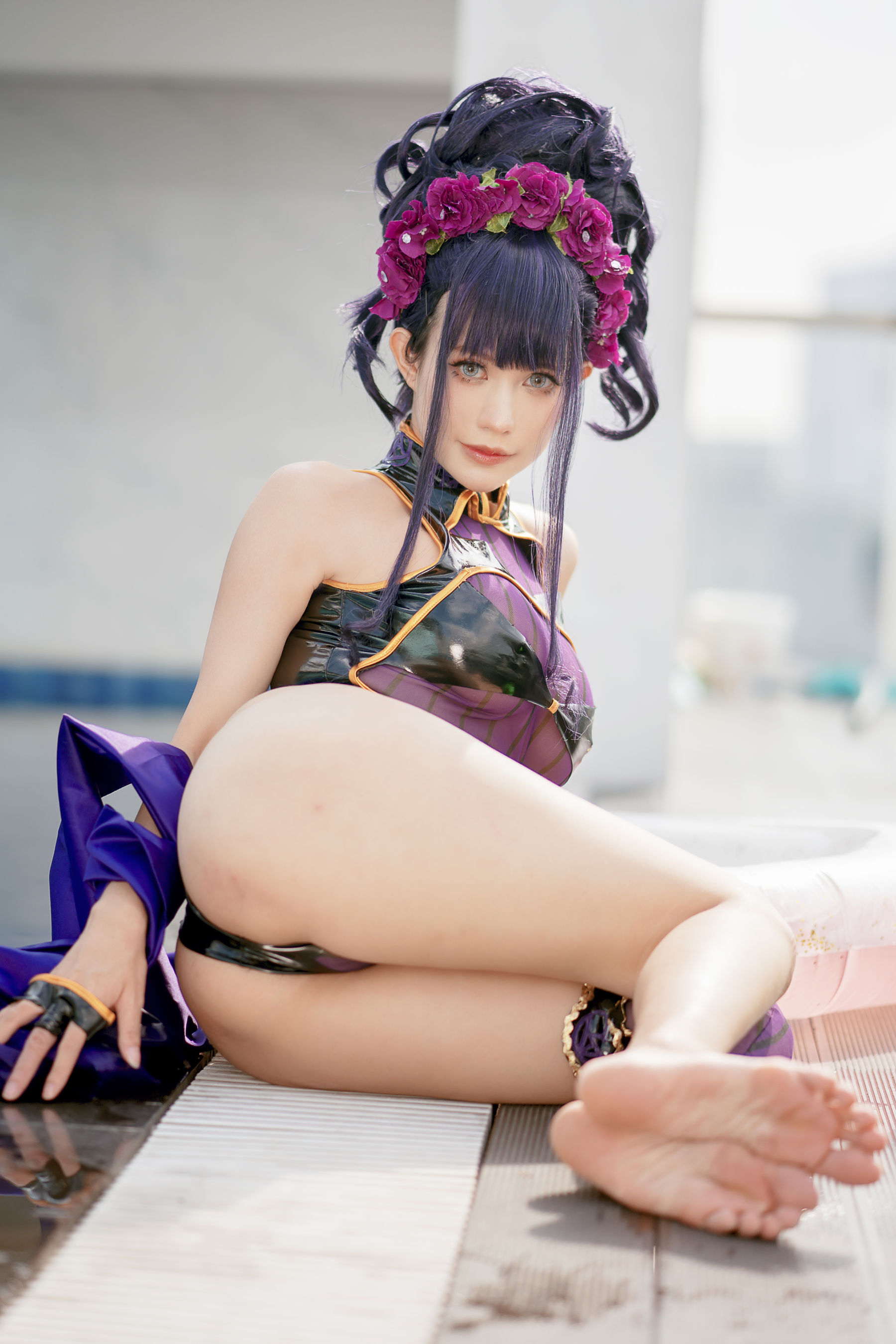 PingPing - 紫式部泳装-图34