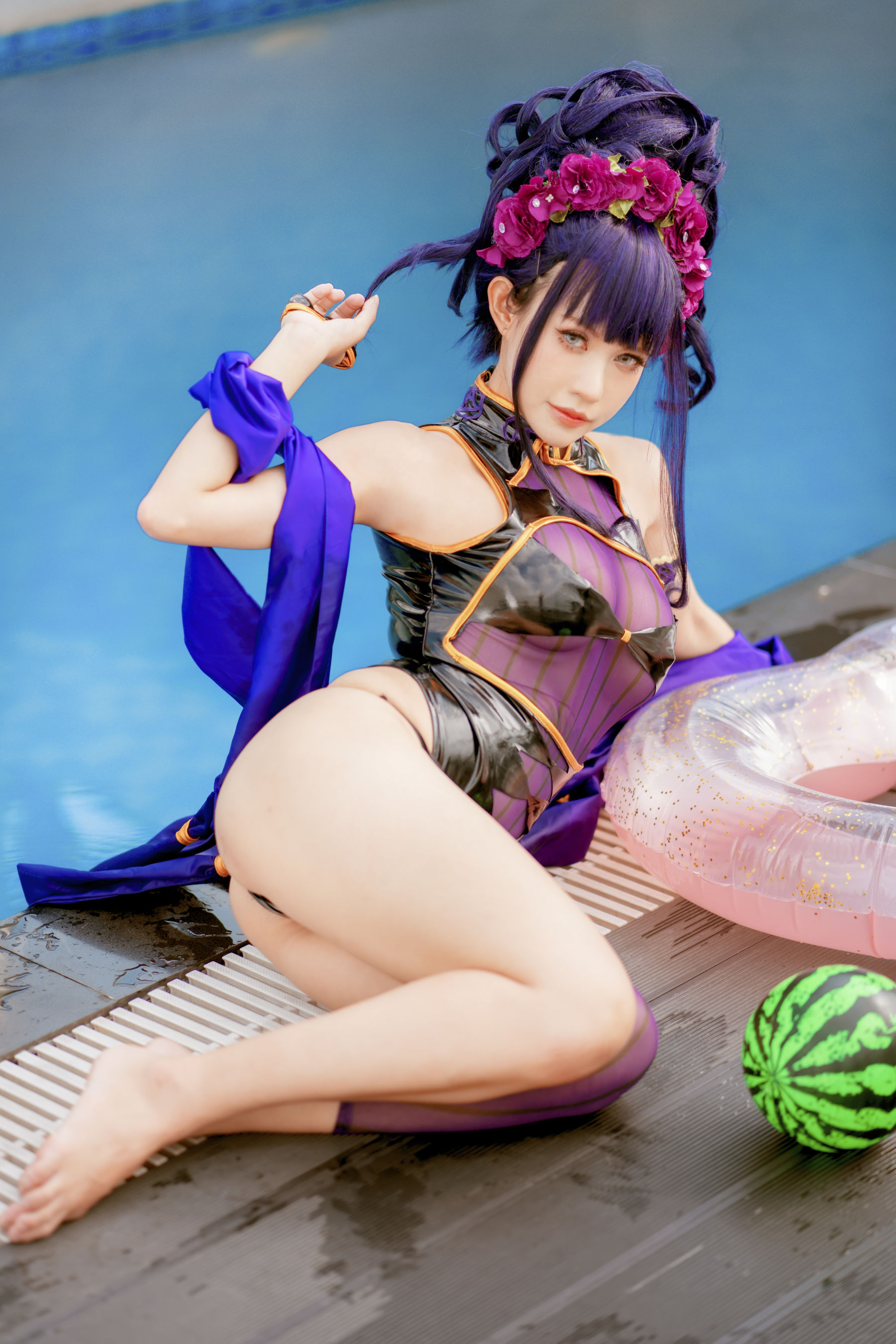 PingPing - 紫式部泳装-图37