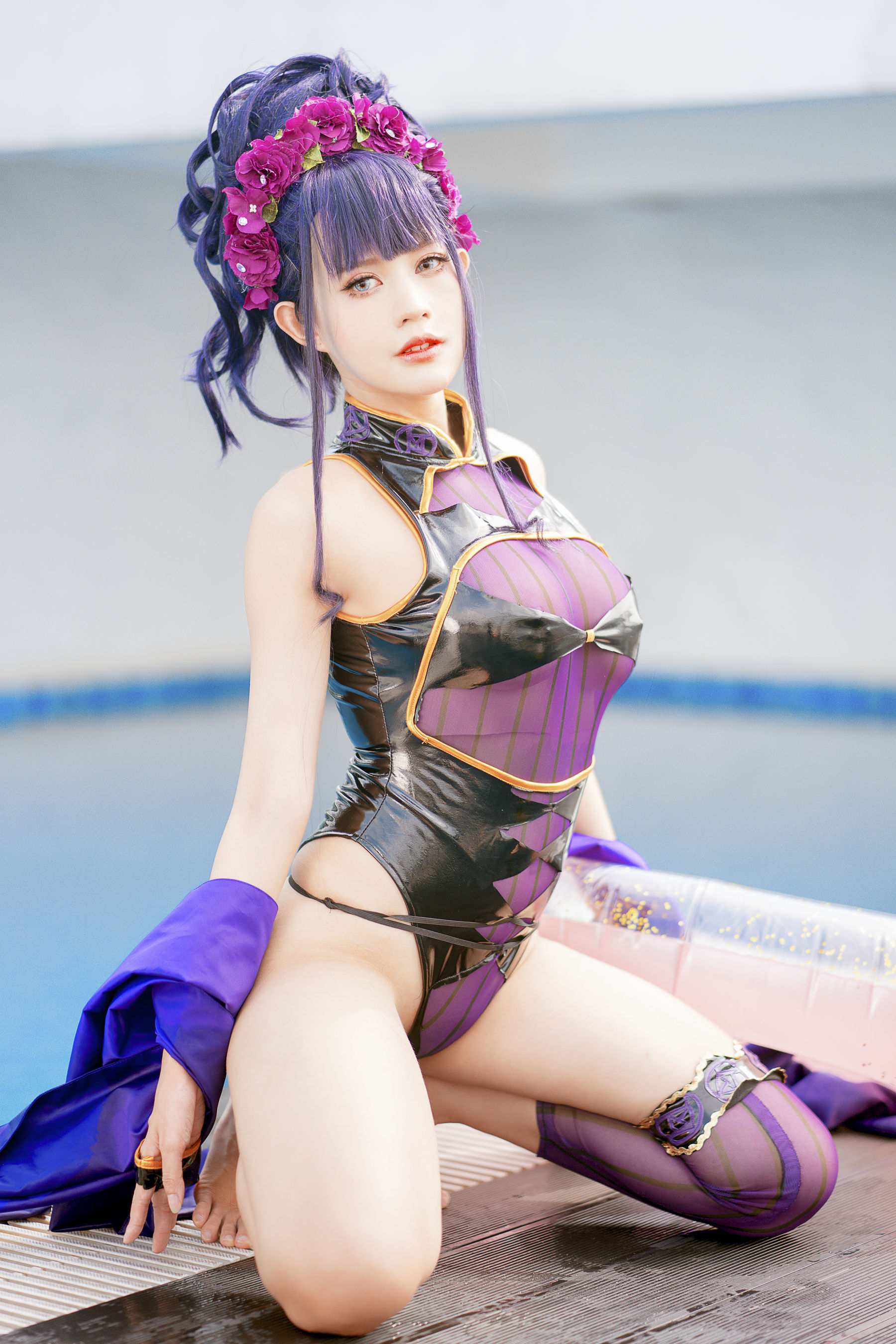 PingPing - 紫式部泳装-图39