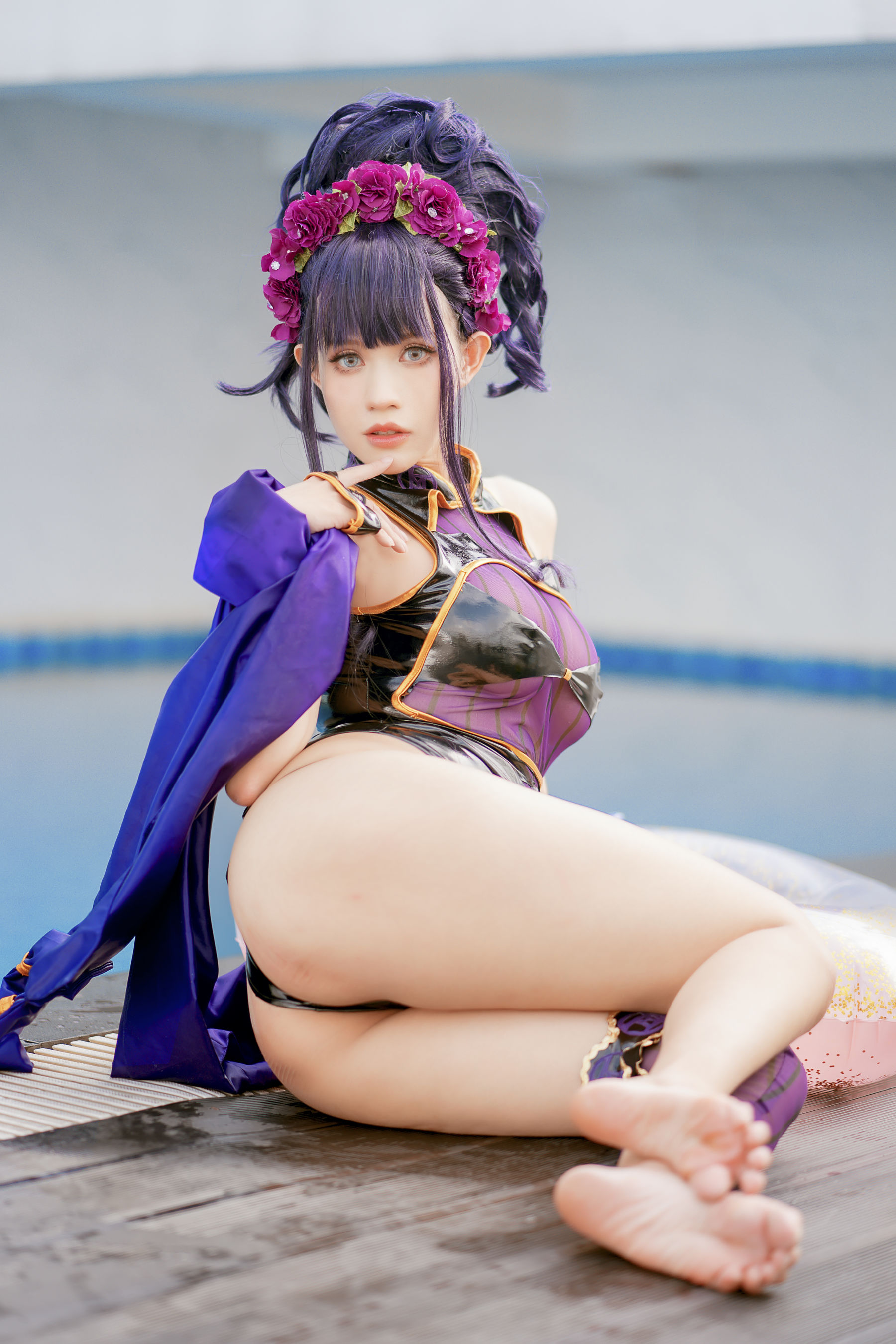 PingPing - 紫式部泳装-图41