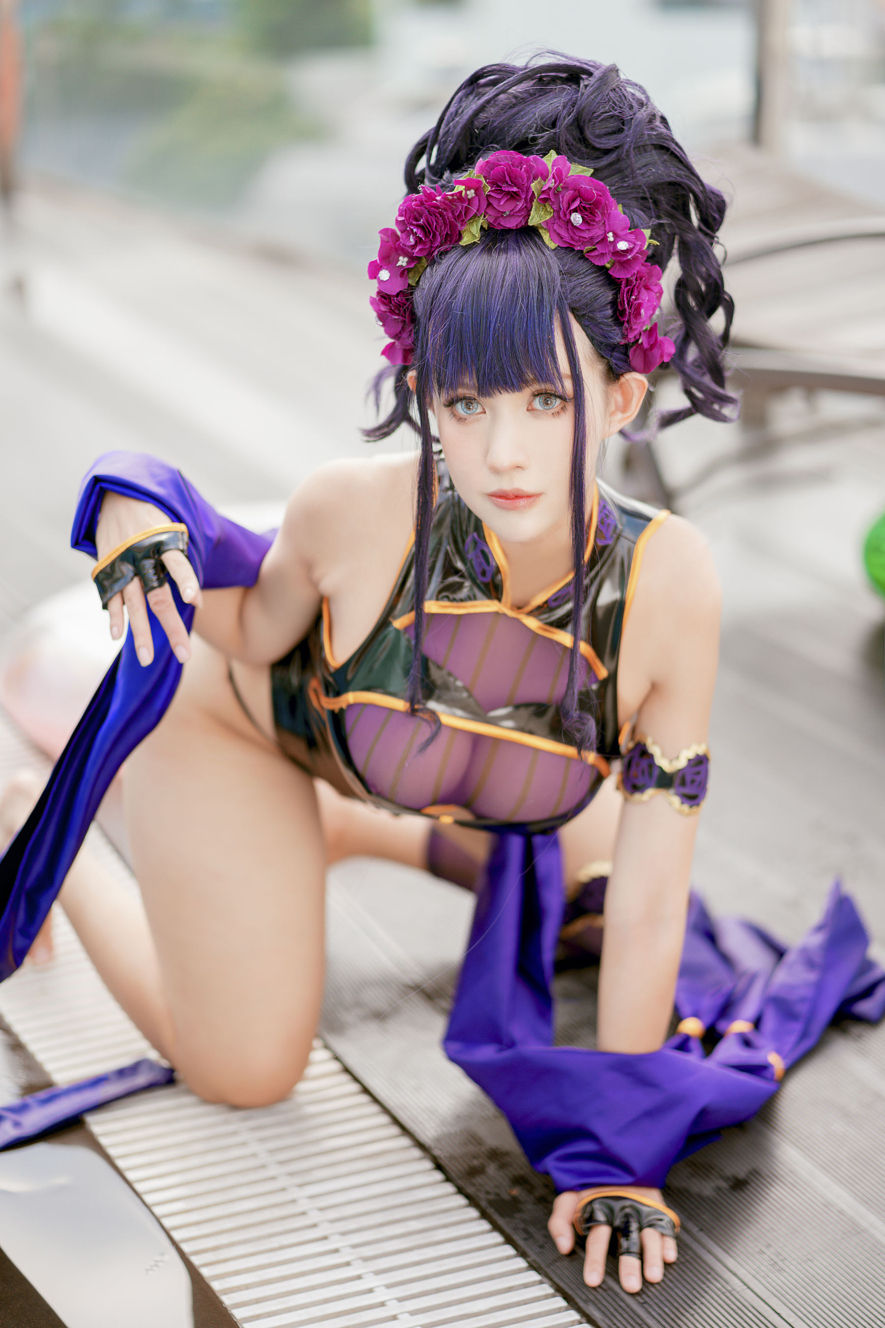 PingPing - 紫式部泳装-图43