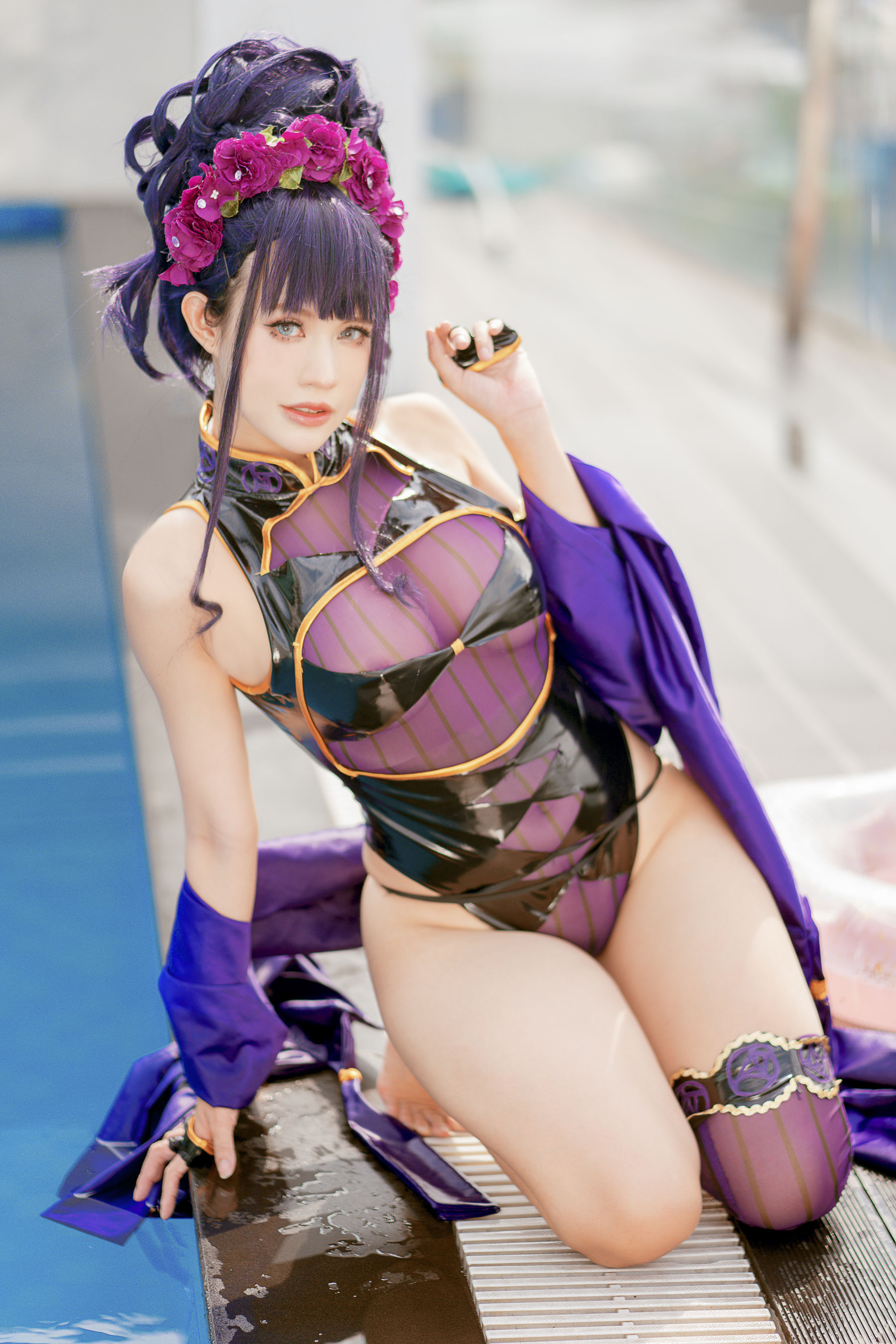 PingPing - 紫式部泳装-图45