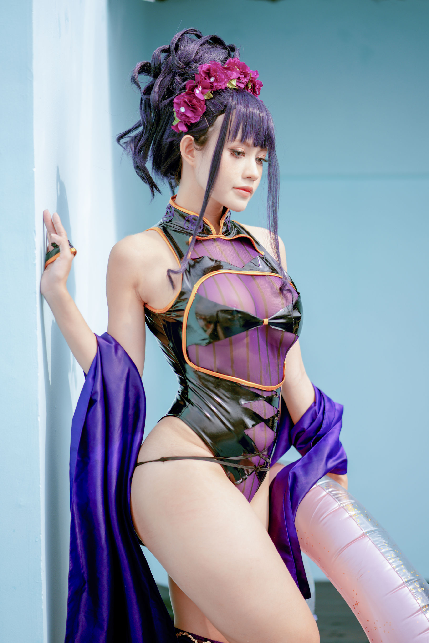 PingPing - 紫式部泳装-图47