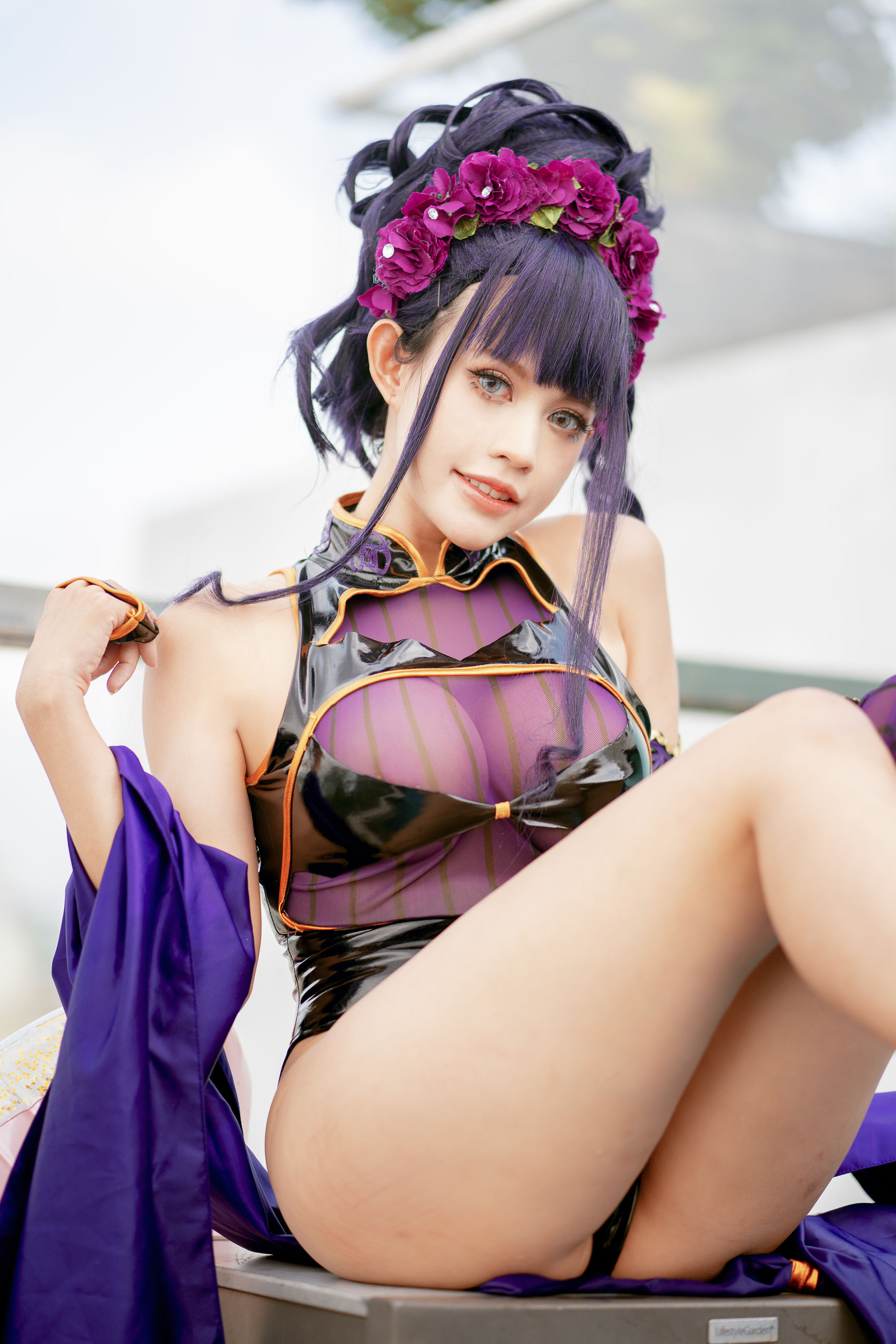 PingPing - 紫式部泳装-图50