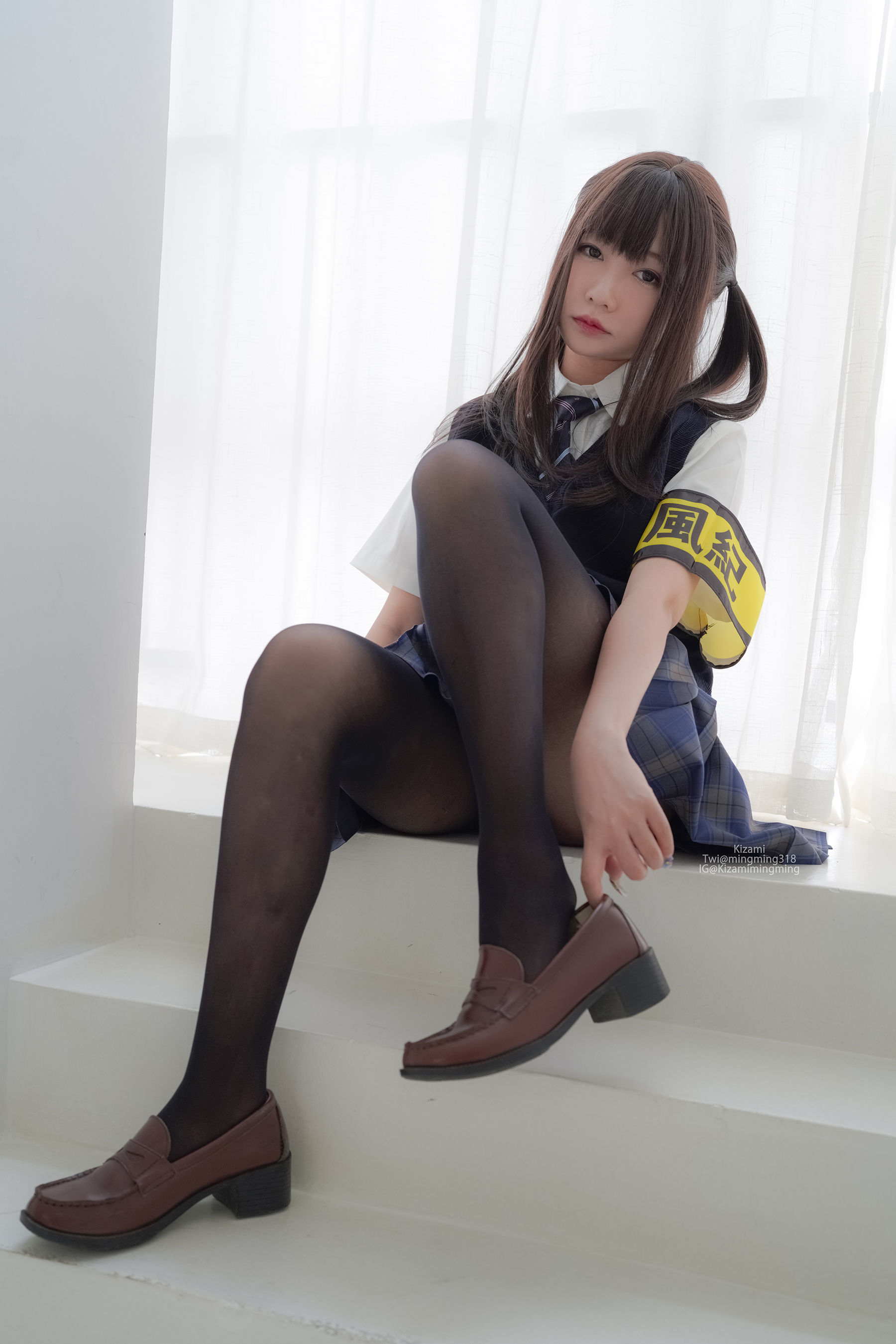 銘銘Kizami - JK黑丝-图101