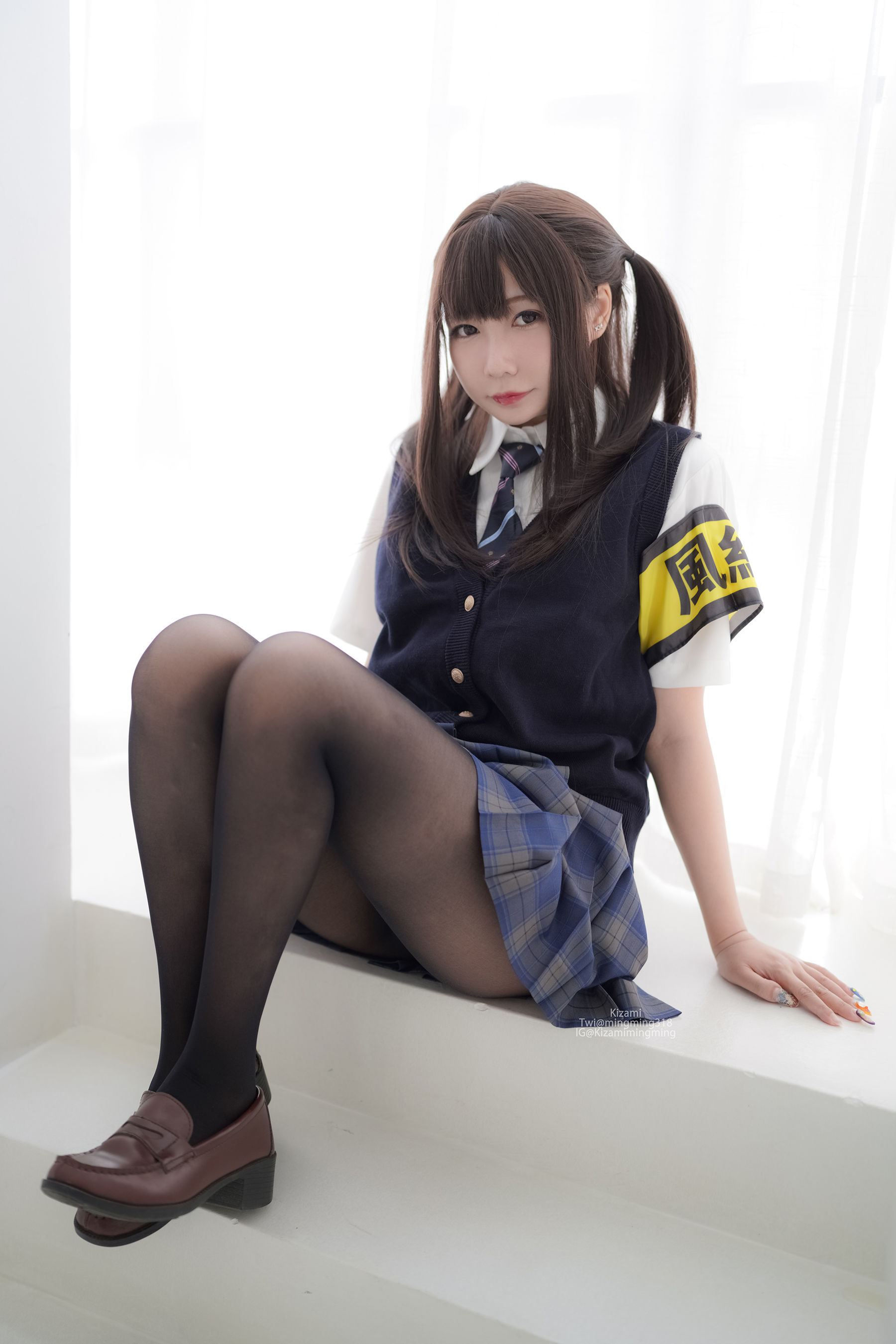 銘銘Kizami - JK黑丝-图108