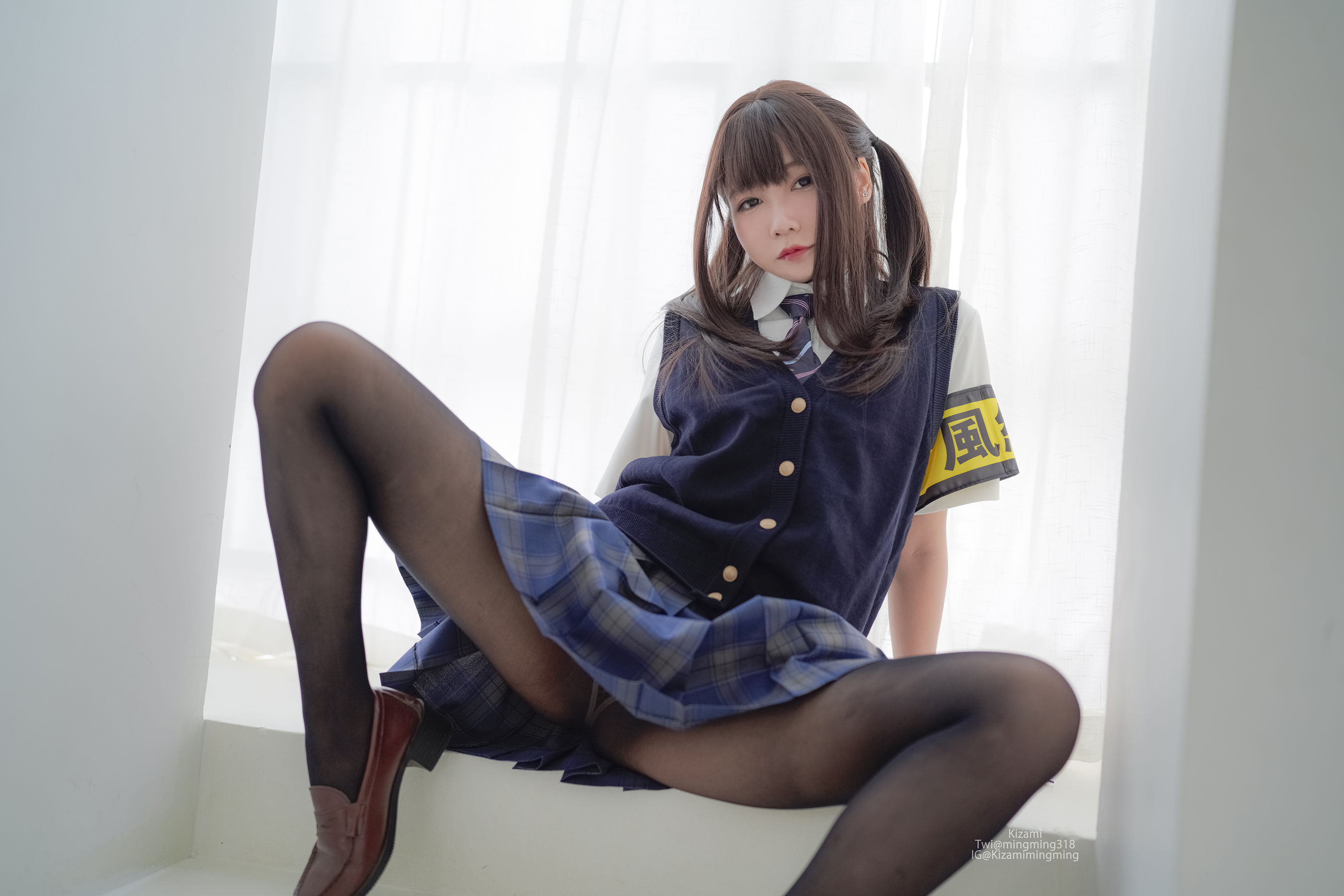 銘銘Kizami - JK黑丝-图110